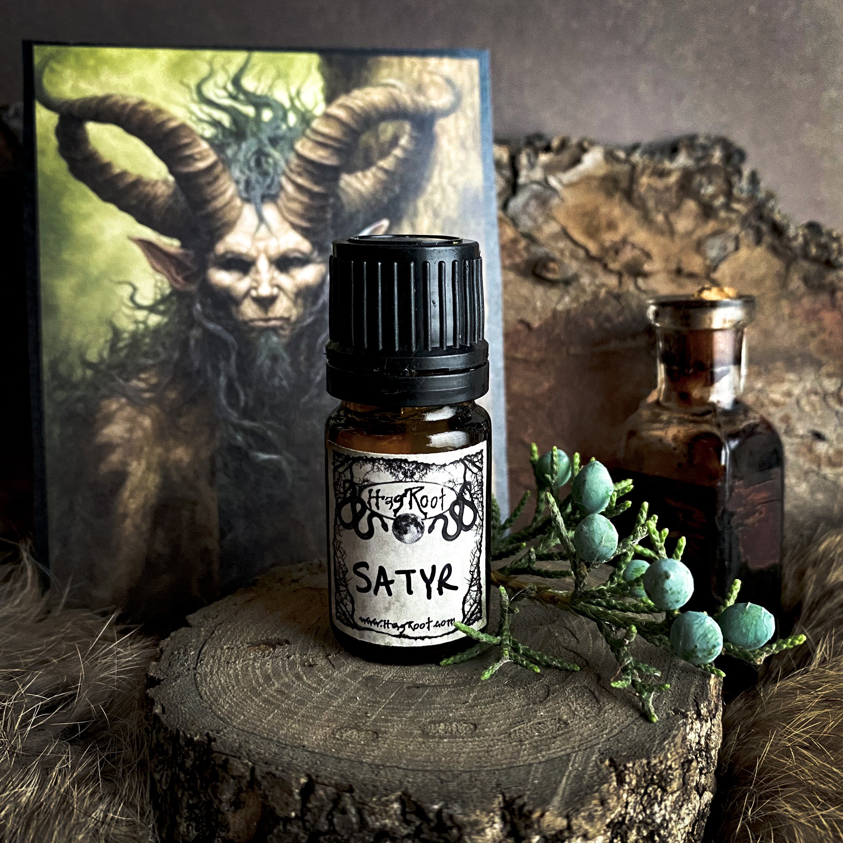 SATYR-(Pine, Sandalwood, Peppercorn, Musk, Cedar, Vetiver)-Perfume, Cologne, Anointing, Ritual Oil