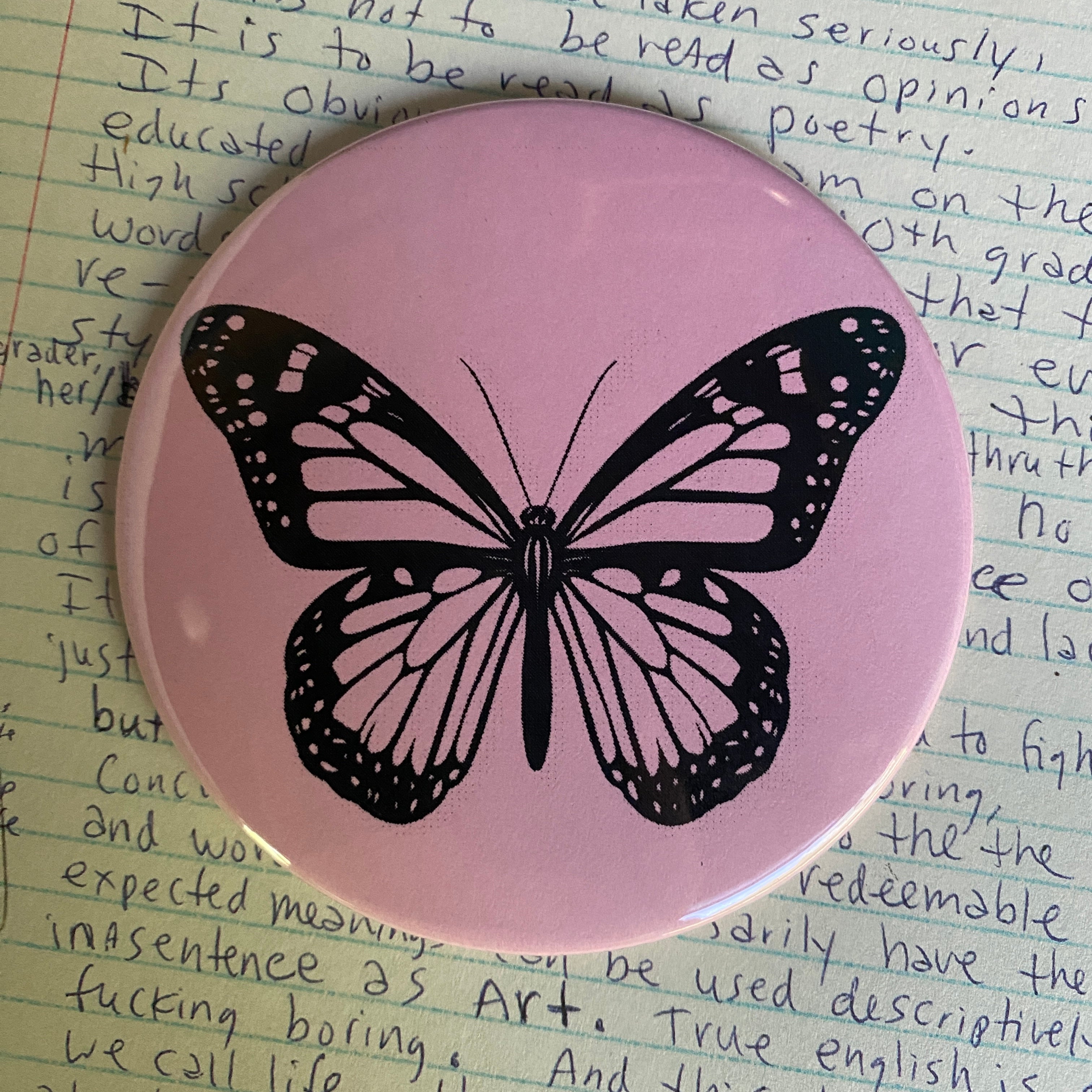 MONARCH - Hand Pressed Pocket Mirror
