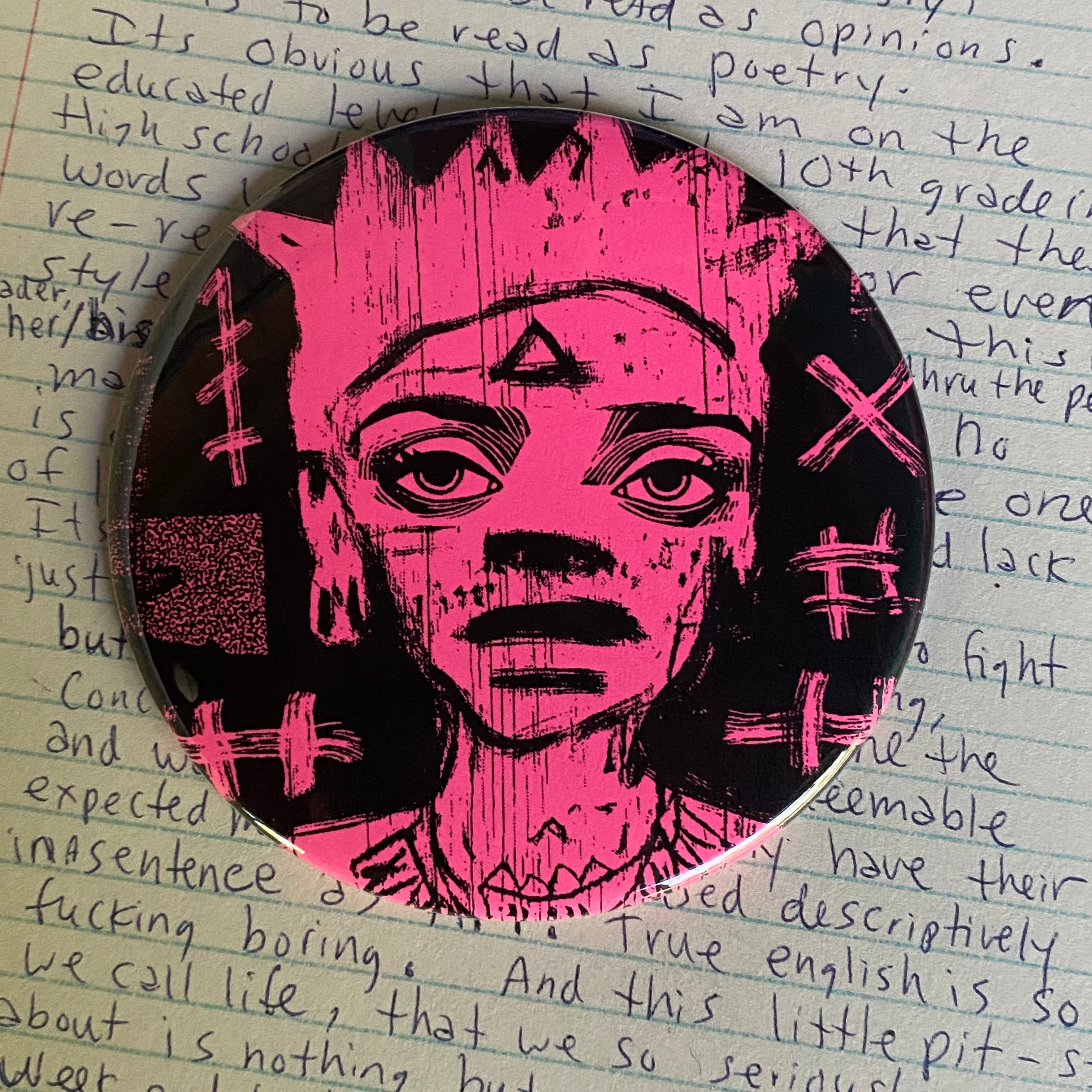 OUTSIDER - Hand Pressed Pocket Mirror