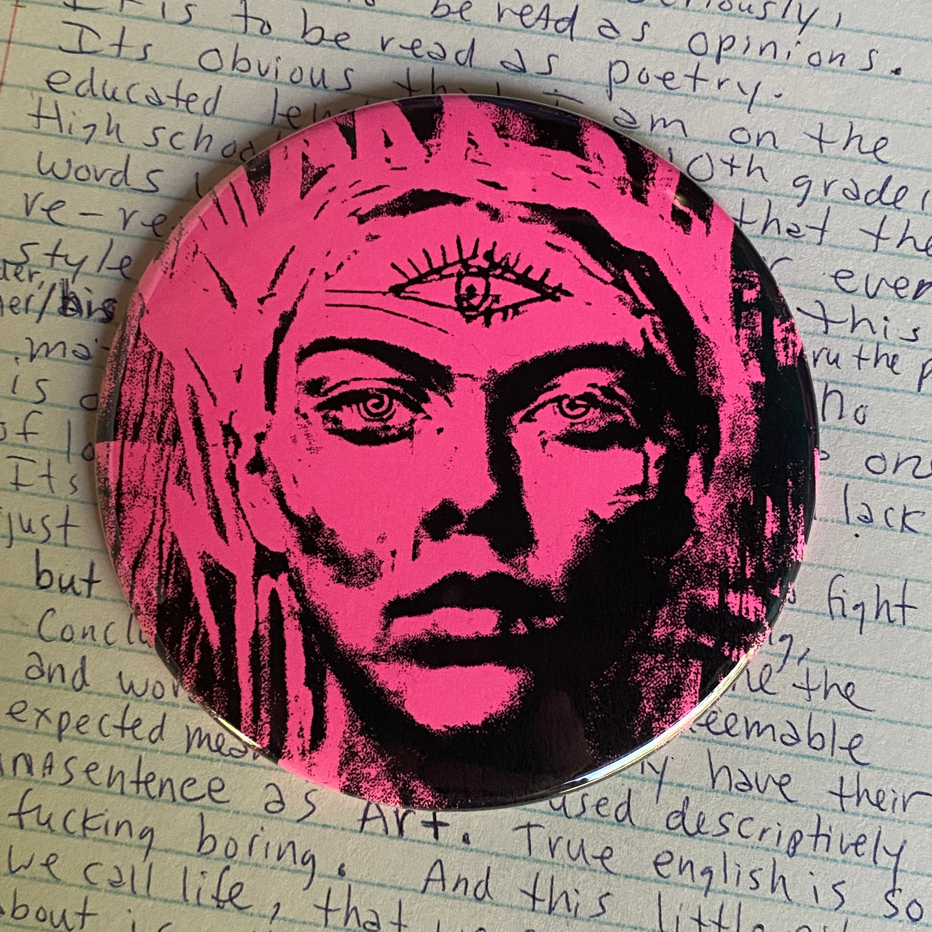 ENLIGHTENMENT - Hand Pressed Pocket Mirror