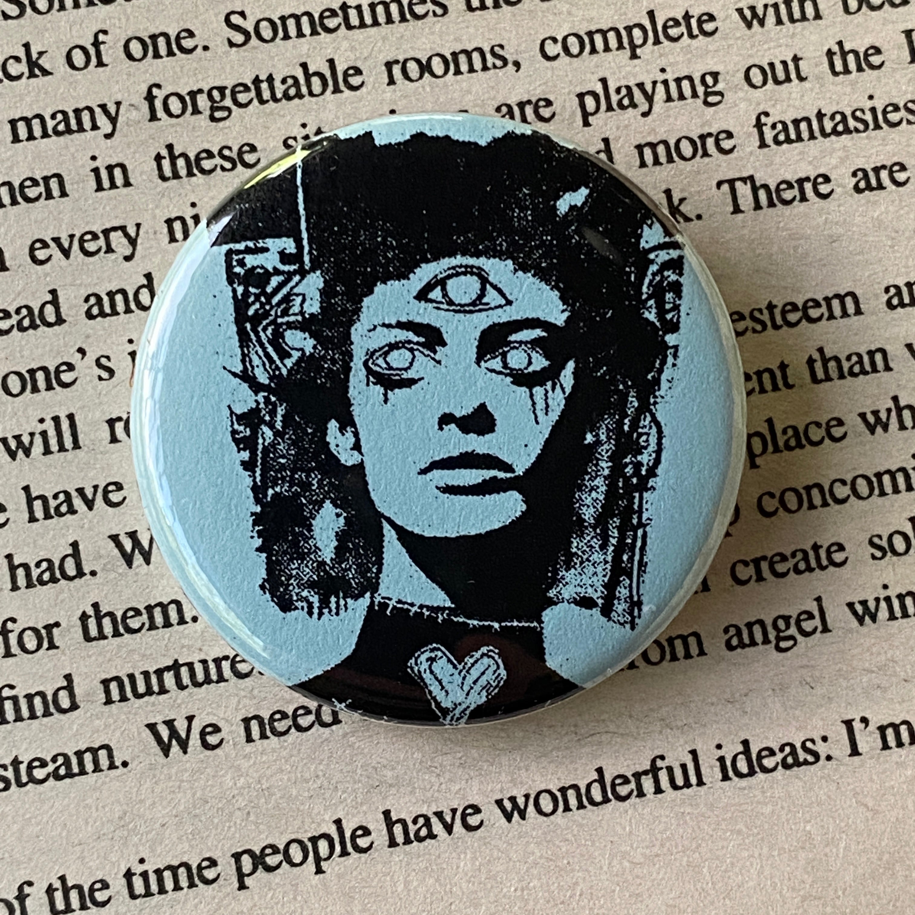 Seer - Hand Pressed Button/Pin - 1.5"