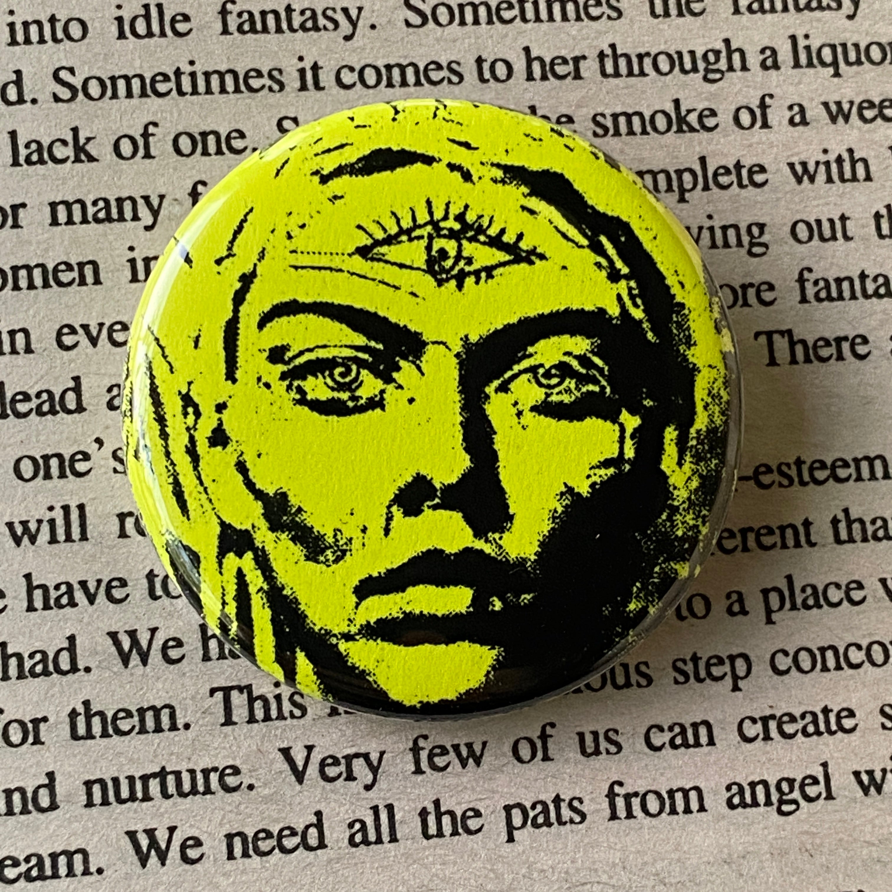 Enlightenment - Hand Pressed Button/Pin - 1.5"