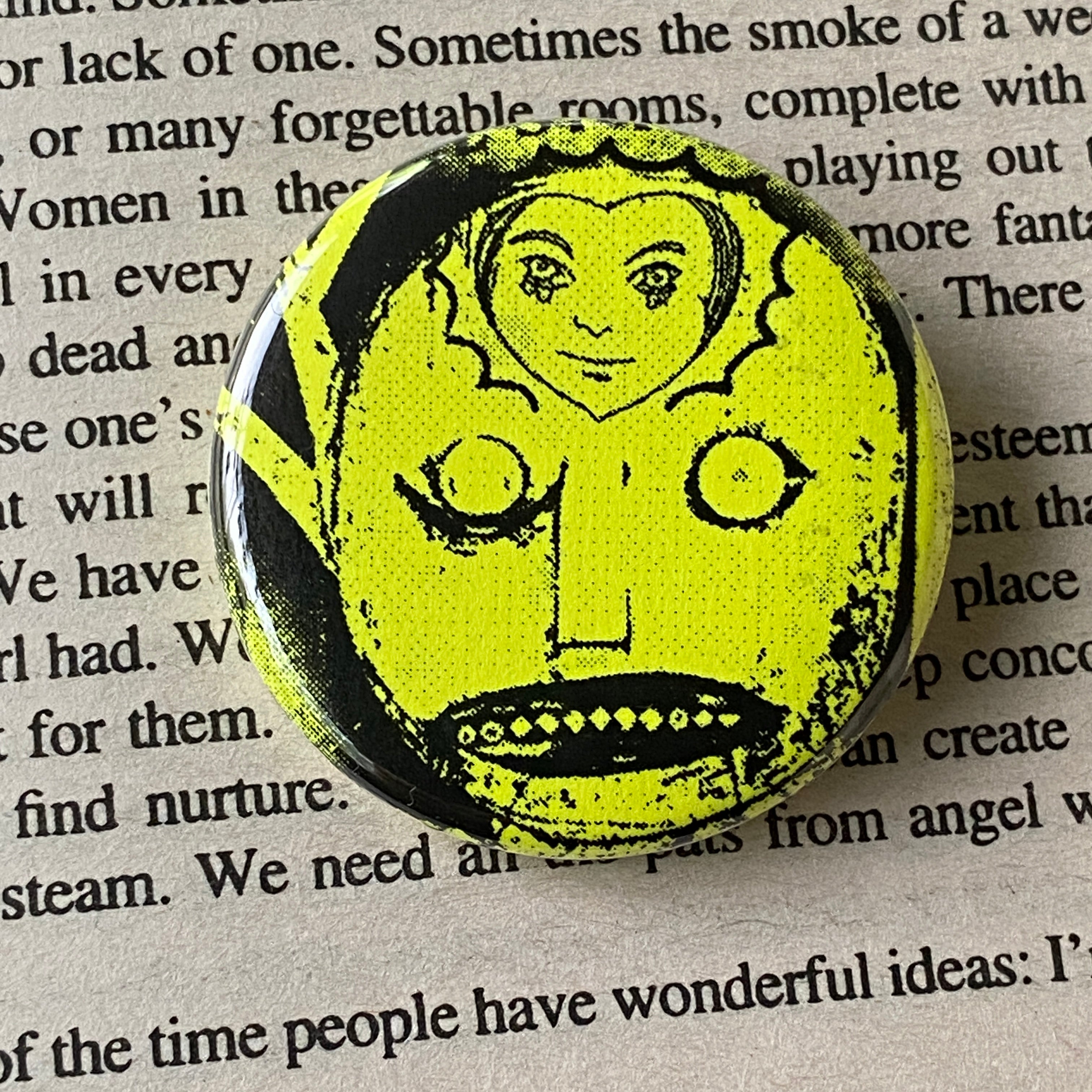 Inner Self - Hand Pressed Button/Pin - 1.5"