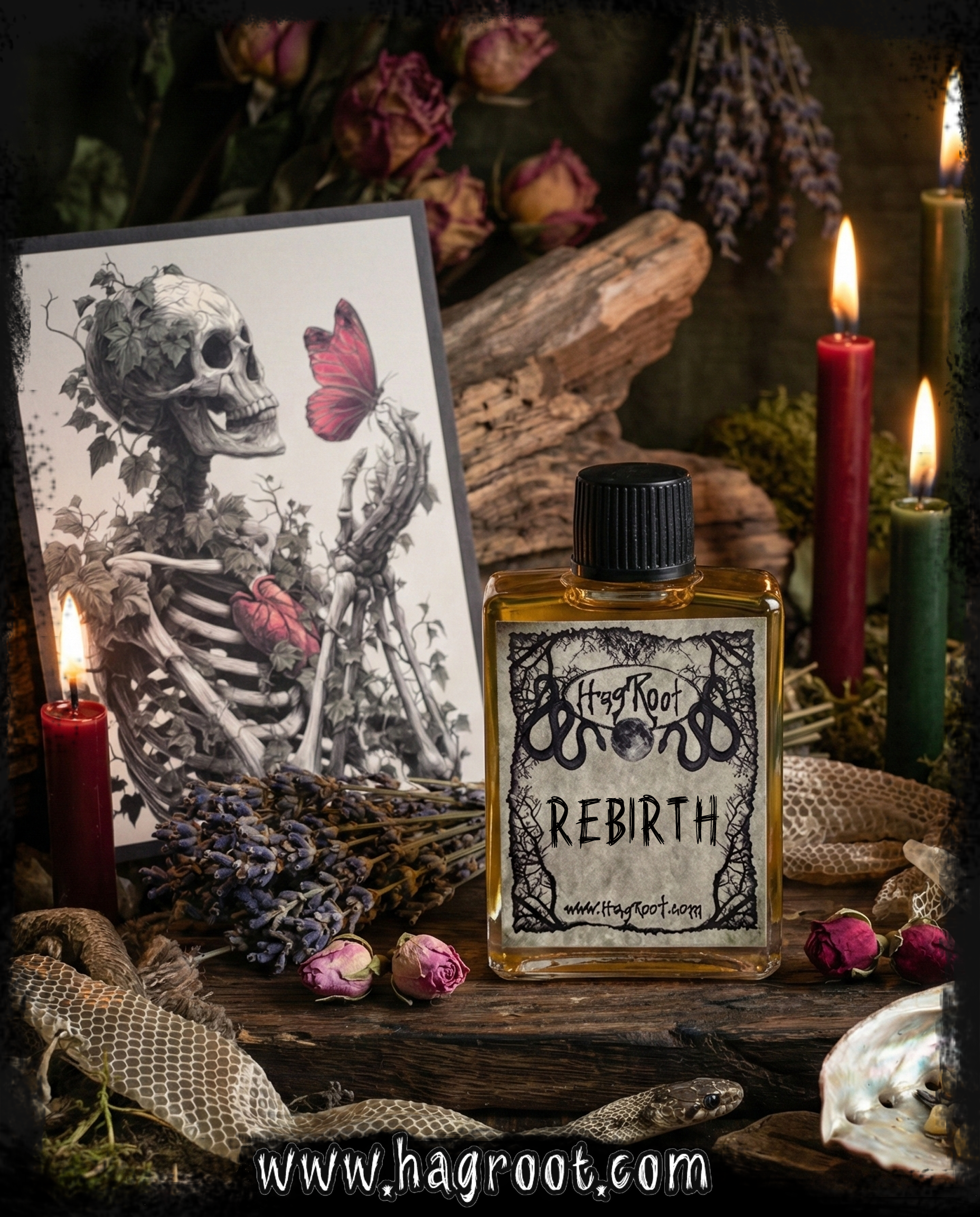 REBIRTH-(Sandalwood, Rose, Ginger, Tobacco, Cardamom, Musk, Oud Wood, Cedar, Frankincense)-Perfume, Cologne, Anointing, Ritual Oil