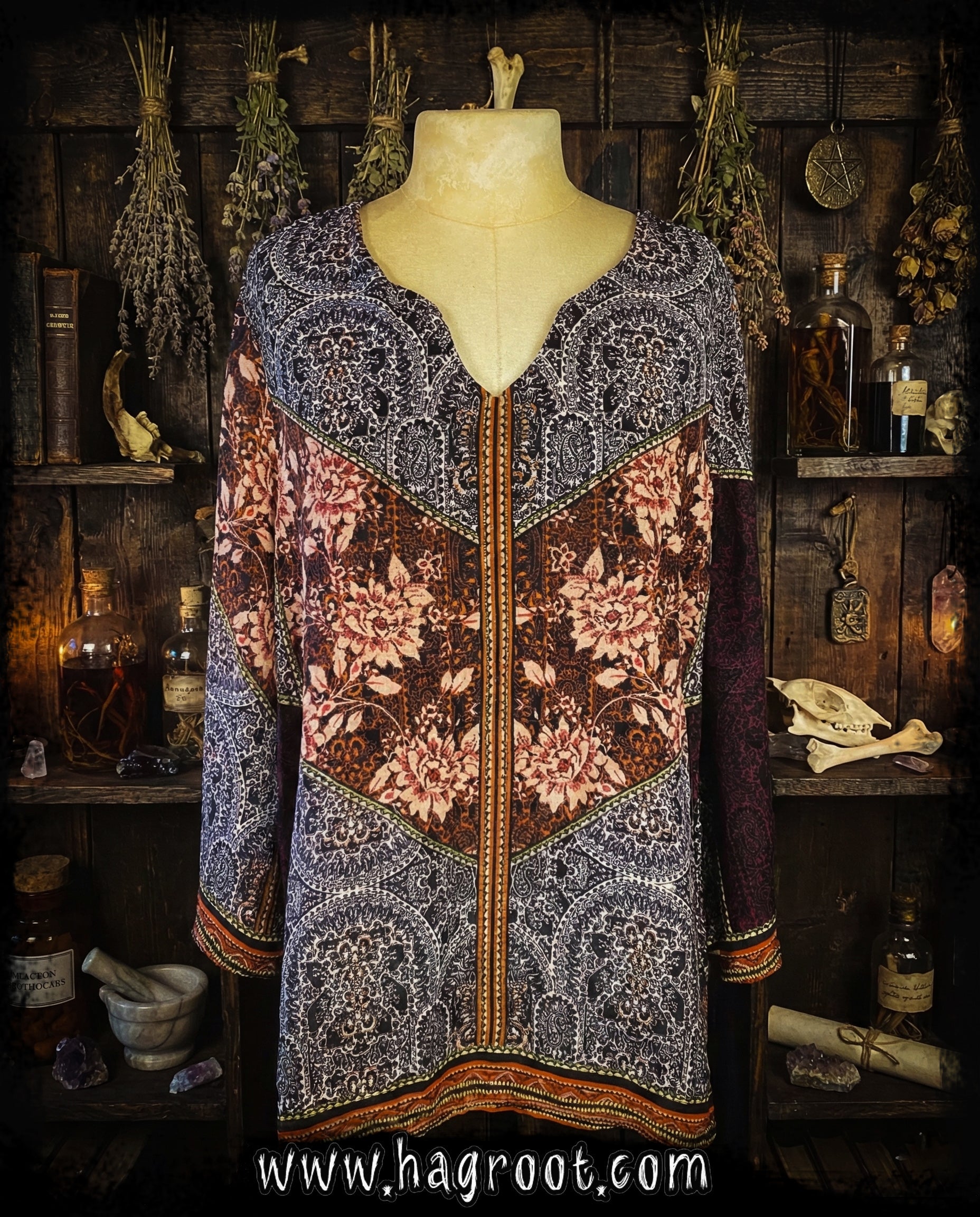 Flowy Boho Shirt - Size Extra Large