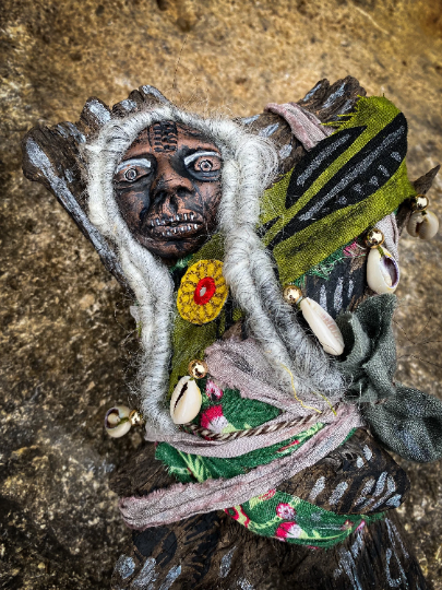 Conjure Doll for Liberation from Guilt - Spirit Doll - Medicine Doll - JuJu Doll - Women of the World Series