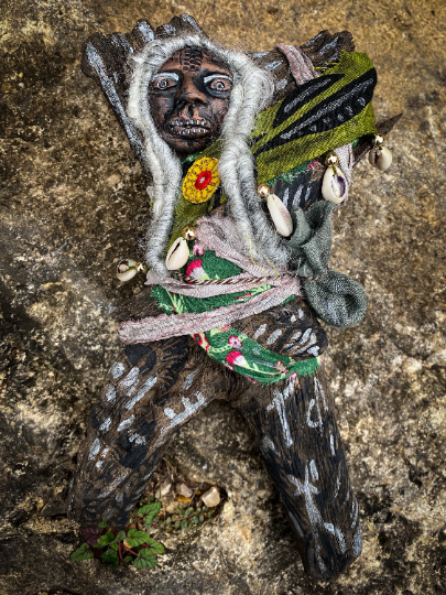 Conjure Doll for Liberation from Guilt - Spirit Doll - Medicine Doll - JuJu Doll - Women of the World Series