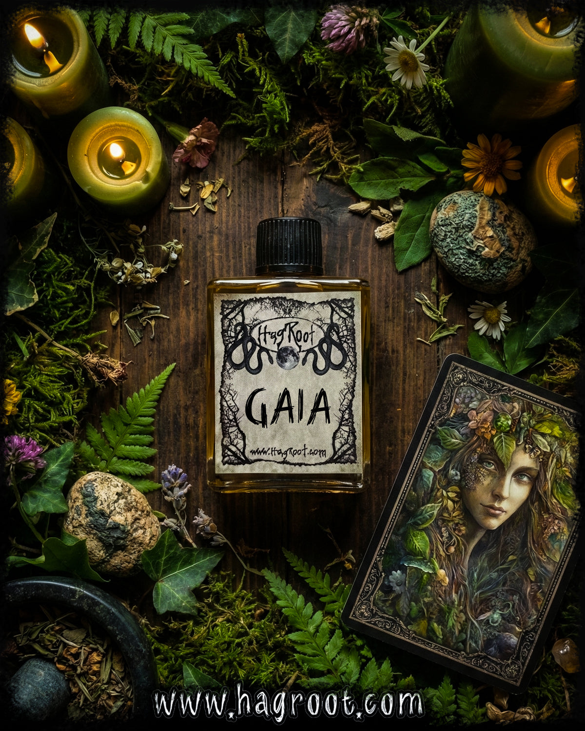 GAIA-(Pettigrain, Cypress, Patchouli, Teakwood, Vetiver)-Perfume, Cologne, Anointing, Ritual Oil