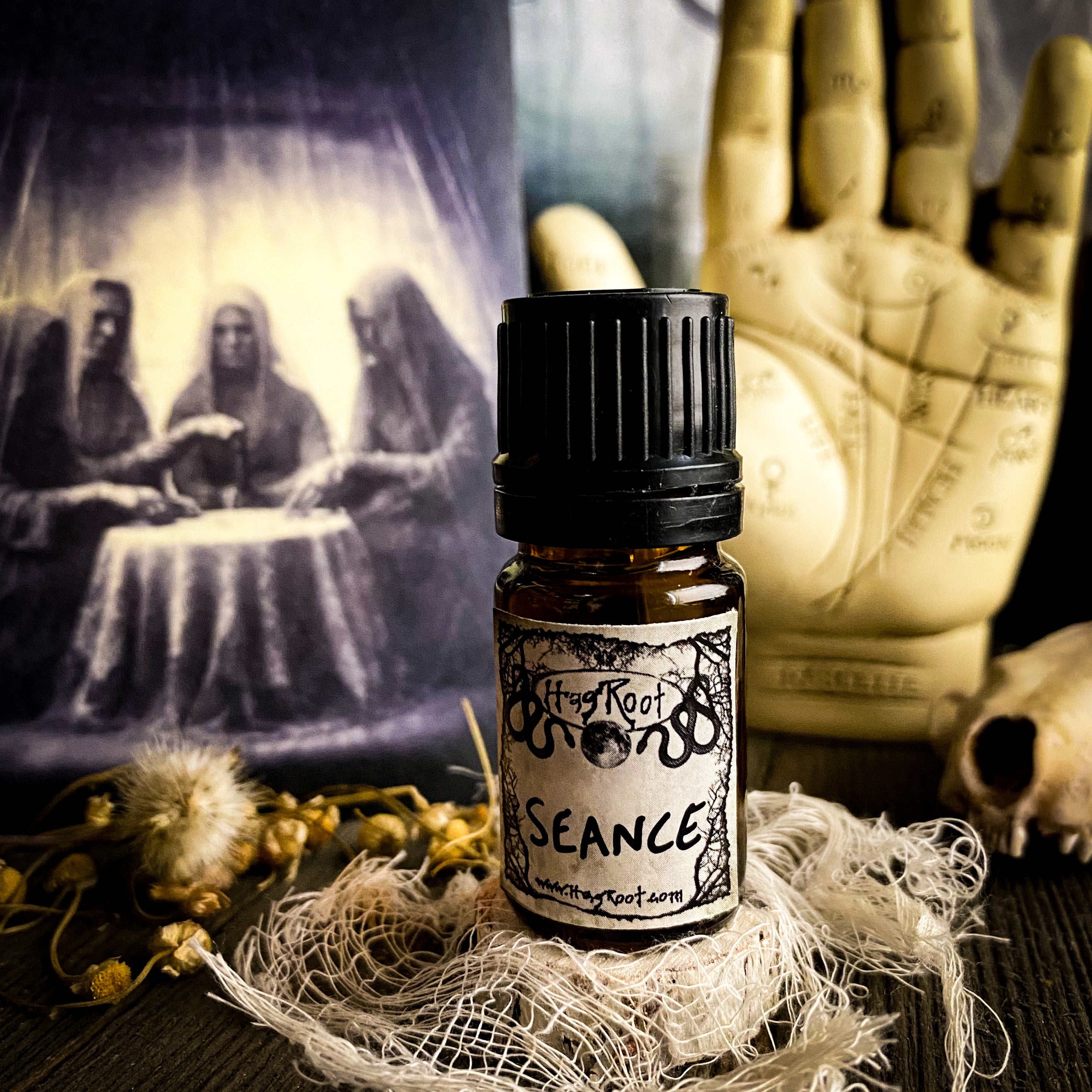 SÉANCE-(Incense, Old Books, Sweet Offerings, Coffee)-Perfume, Cologne, Anointing, Ritual Oil
