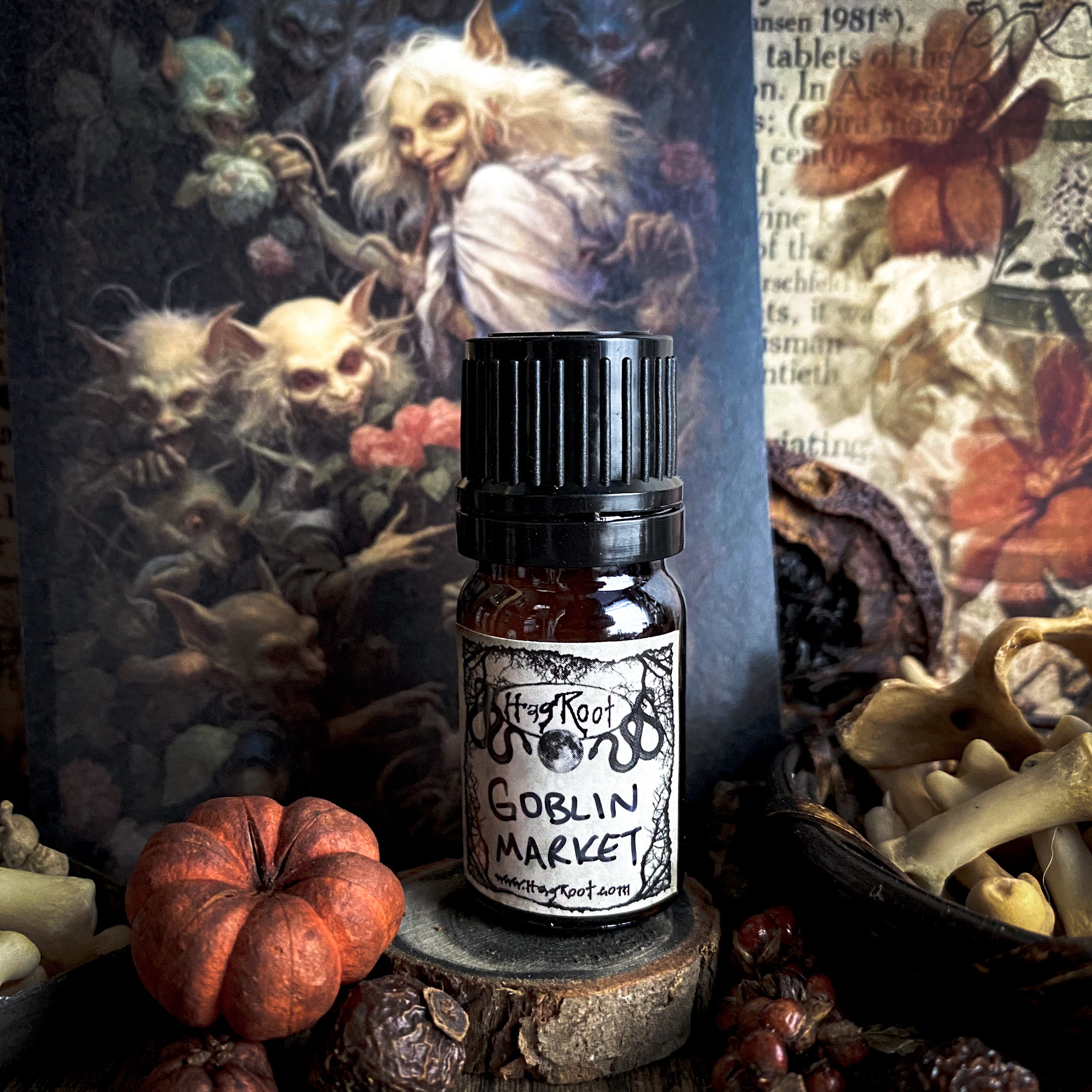 GOBLIN MARKET-(Apple, Sandalwood, Carrot Seed, Orange, Cherry, Clove, Birch Tar)-Perfume, Cologne, Anointing, Ritual Oil-Perfume, Cologne, Anointing, Ritual Oil