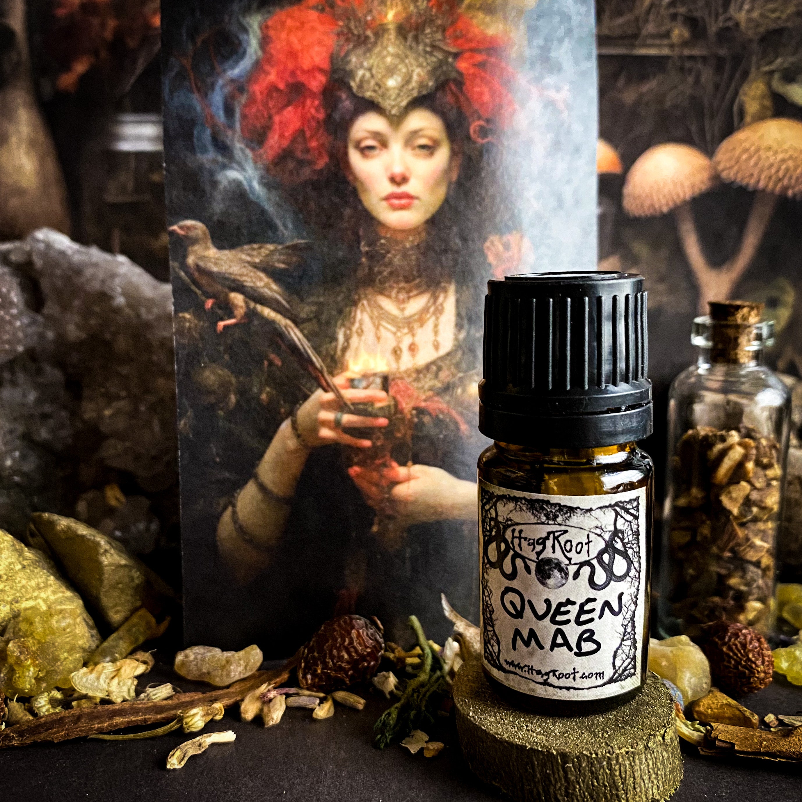 QUEEN MAB-(Honey, Vanilla, Honeysuckle, Gardenia, Cinnamon, Cardamom)-Perfume, Cologne, Anointing, Ritual Oil