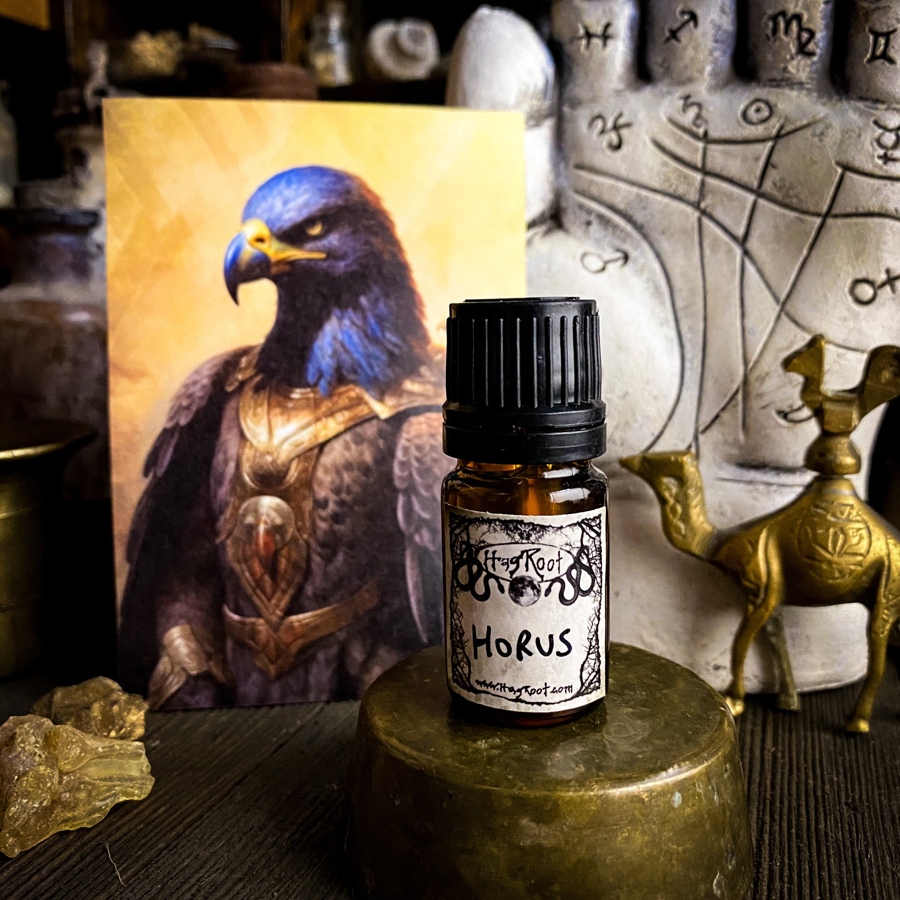 HORUS-(Cypress, Grapefruit, Juniper Berries, Fir)-Perfume, Cologne, Anointing, Ritual Oil