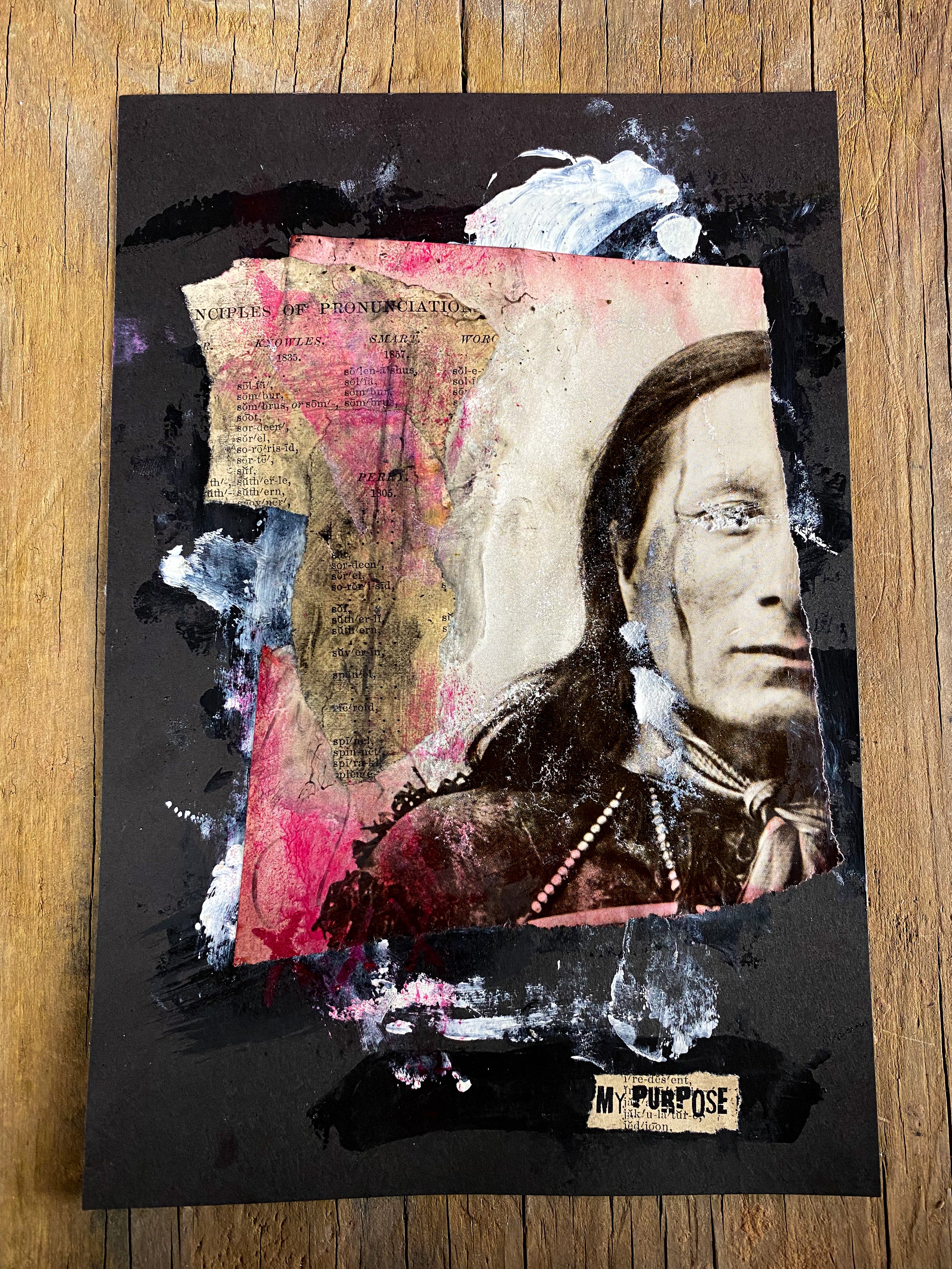 My Purpose - Original Mixed Media Collage