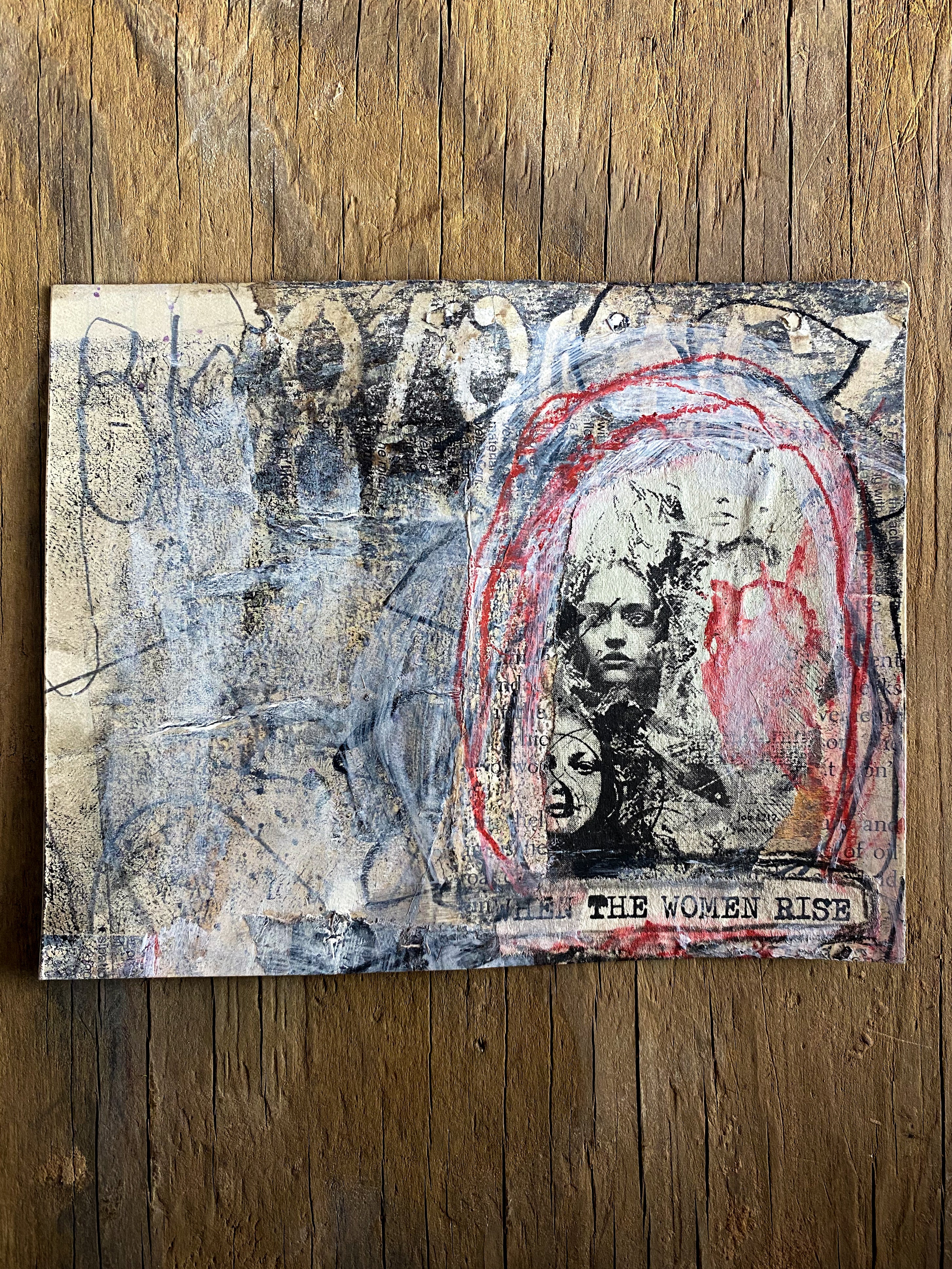 When the Women Rise- Original Mixed Media Collage