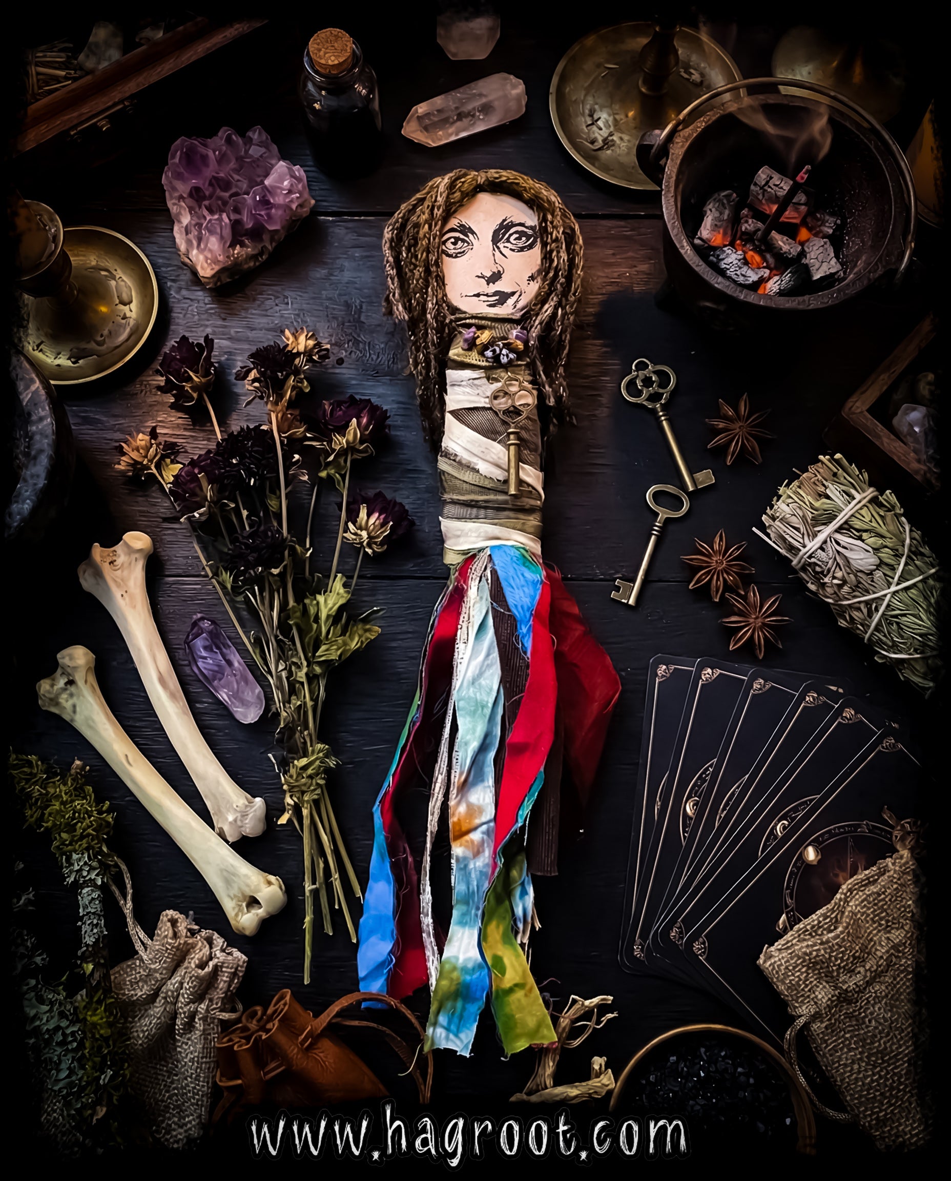 Crossroads + Possibility - Spirit Infused Art Doll