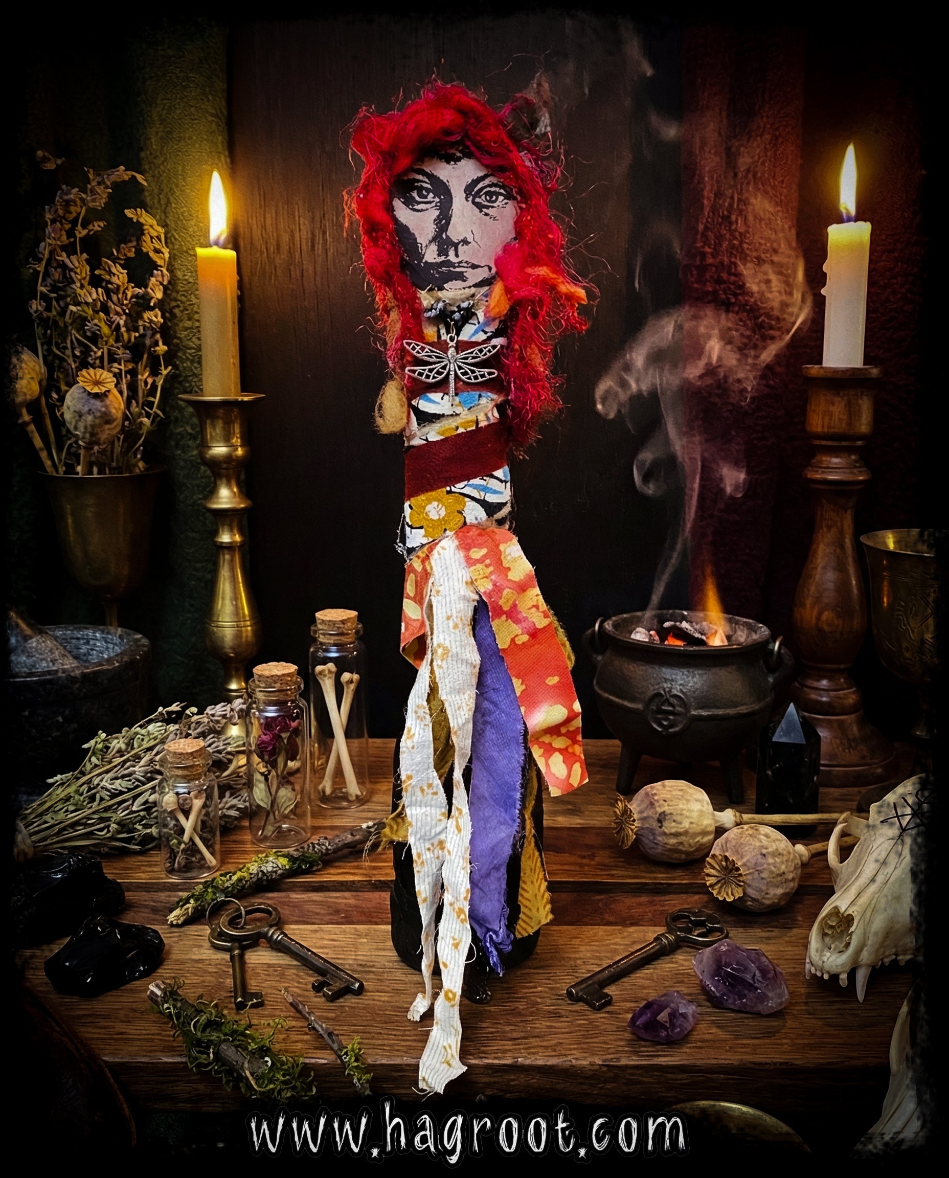 Dragonfly Medicine - Spirit Infused Art Doll