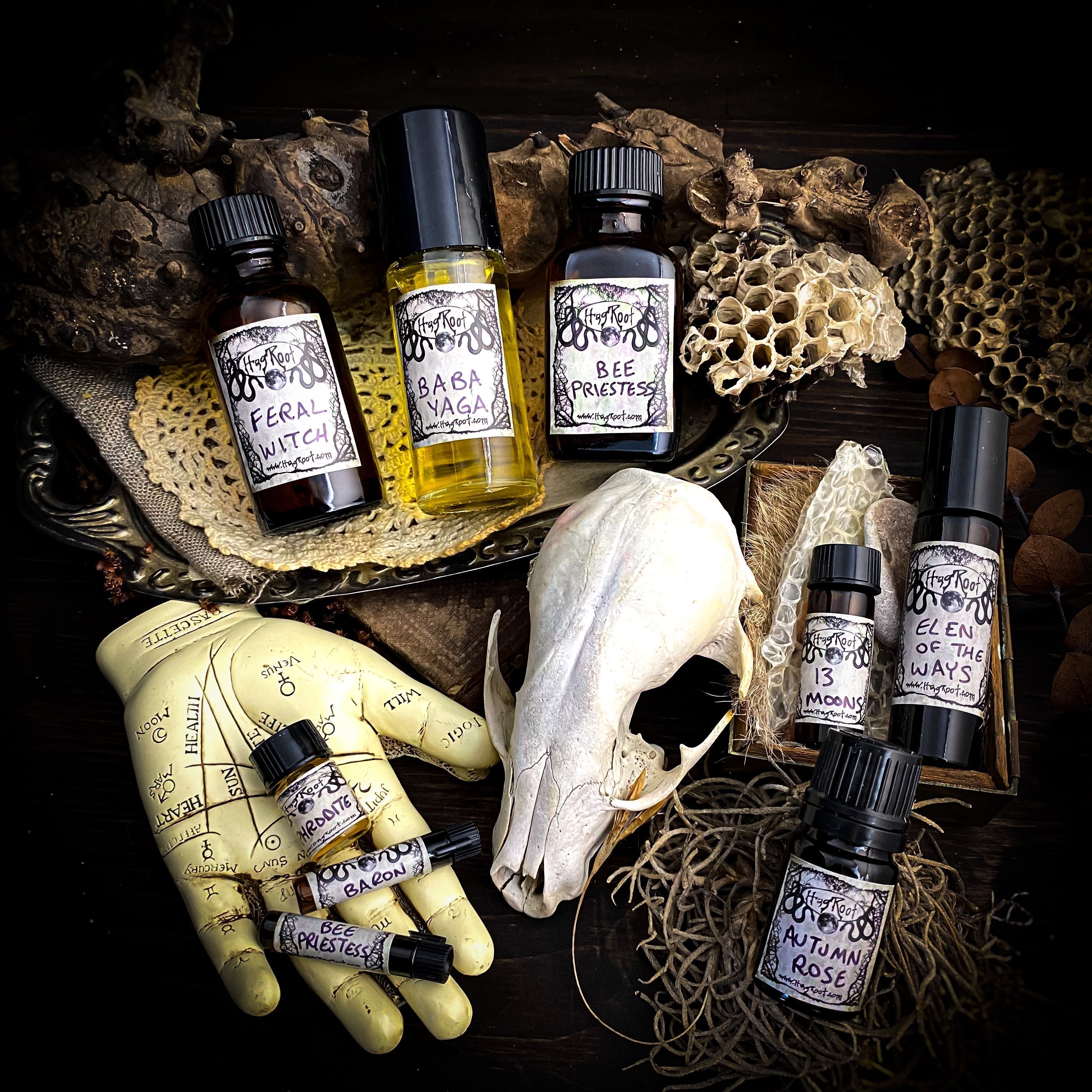 WITCH OF THE WOODS-(Evergreens and Mahogany Trees, Oakmoss and Ritual Fire)-Perfume, Cologne, Anointing, Ritual Oil