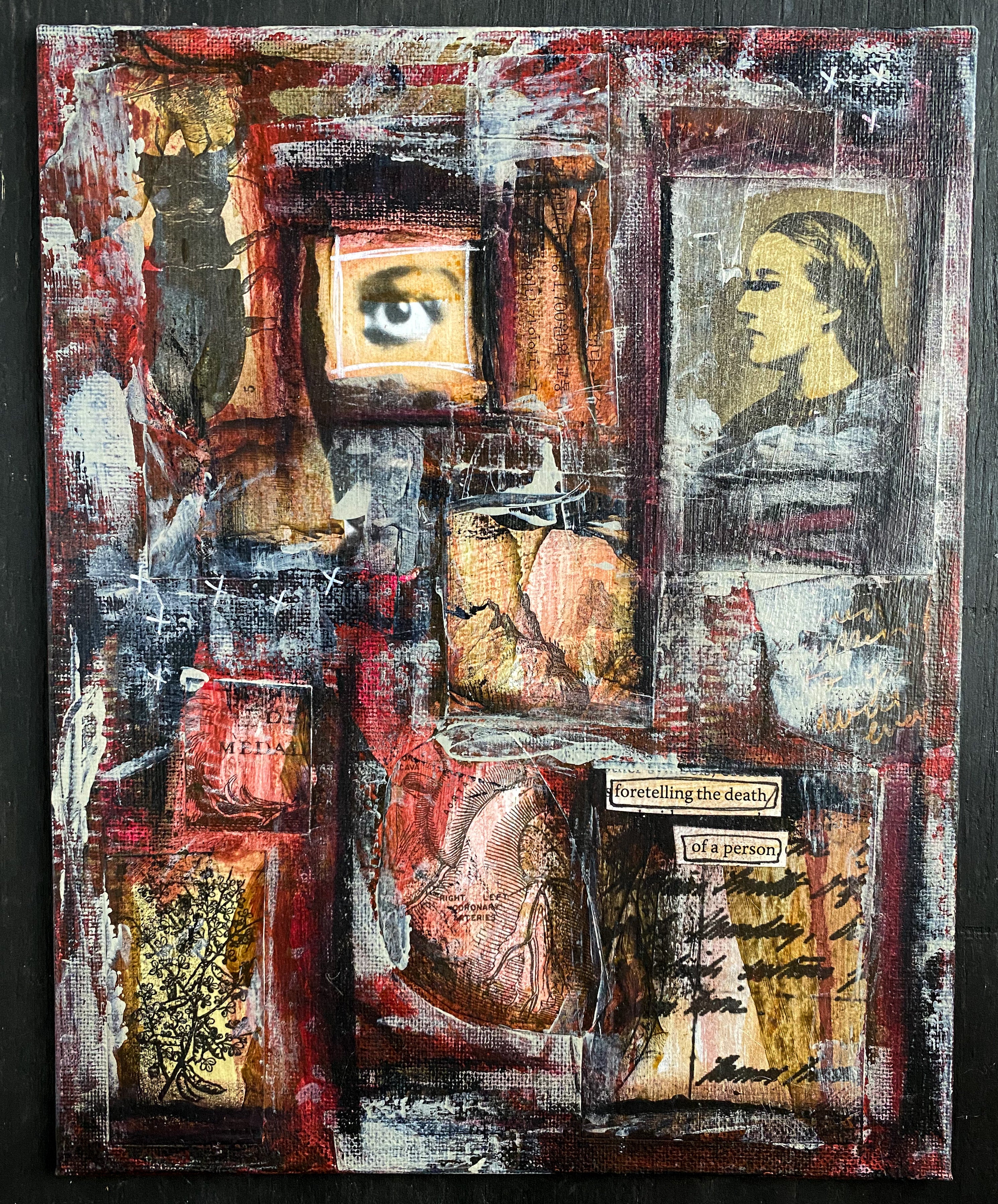 Foretelling - Original Mixed Media Collage