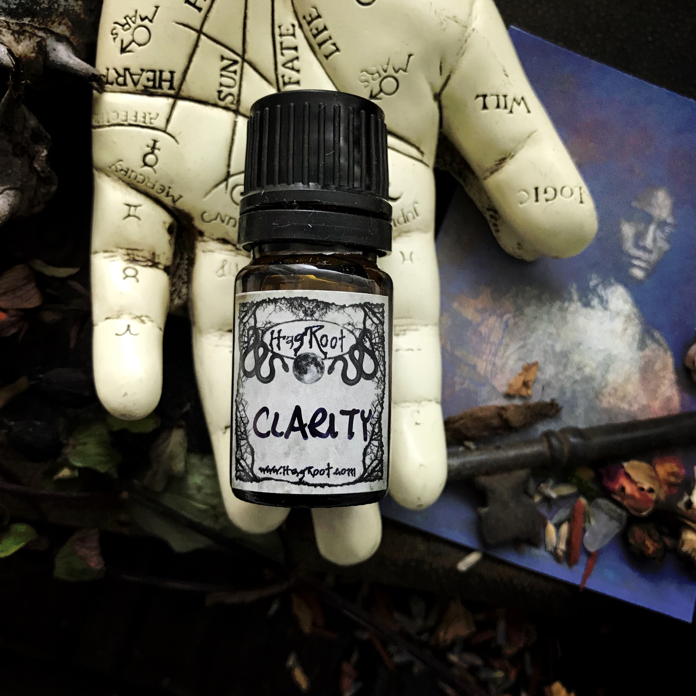 CLARITY-(Ylang Ylang, Mandarin Orange, Fig, Vetiver, Tea Leaves, Bergamot)-Perfume, Cologne, Anointing, Ritual Oil