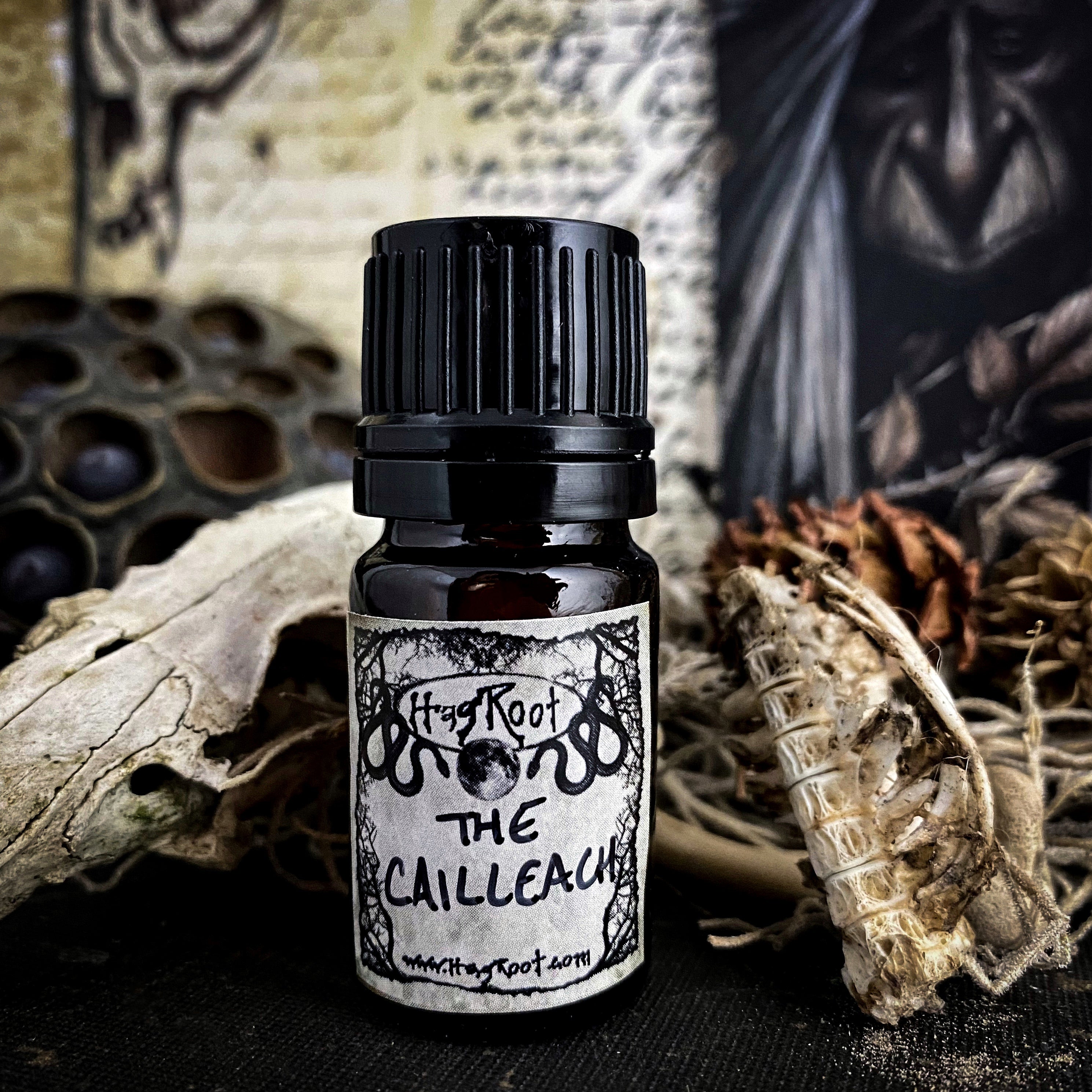 THE CAILLEACH-(Carnation, Vanilla, White Pepper, Galbanum, Amber, Frankincense, Anise)-Perfume, Cologne, Anointing, Ritual Oil
