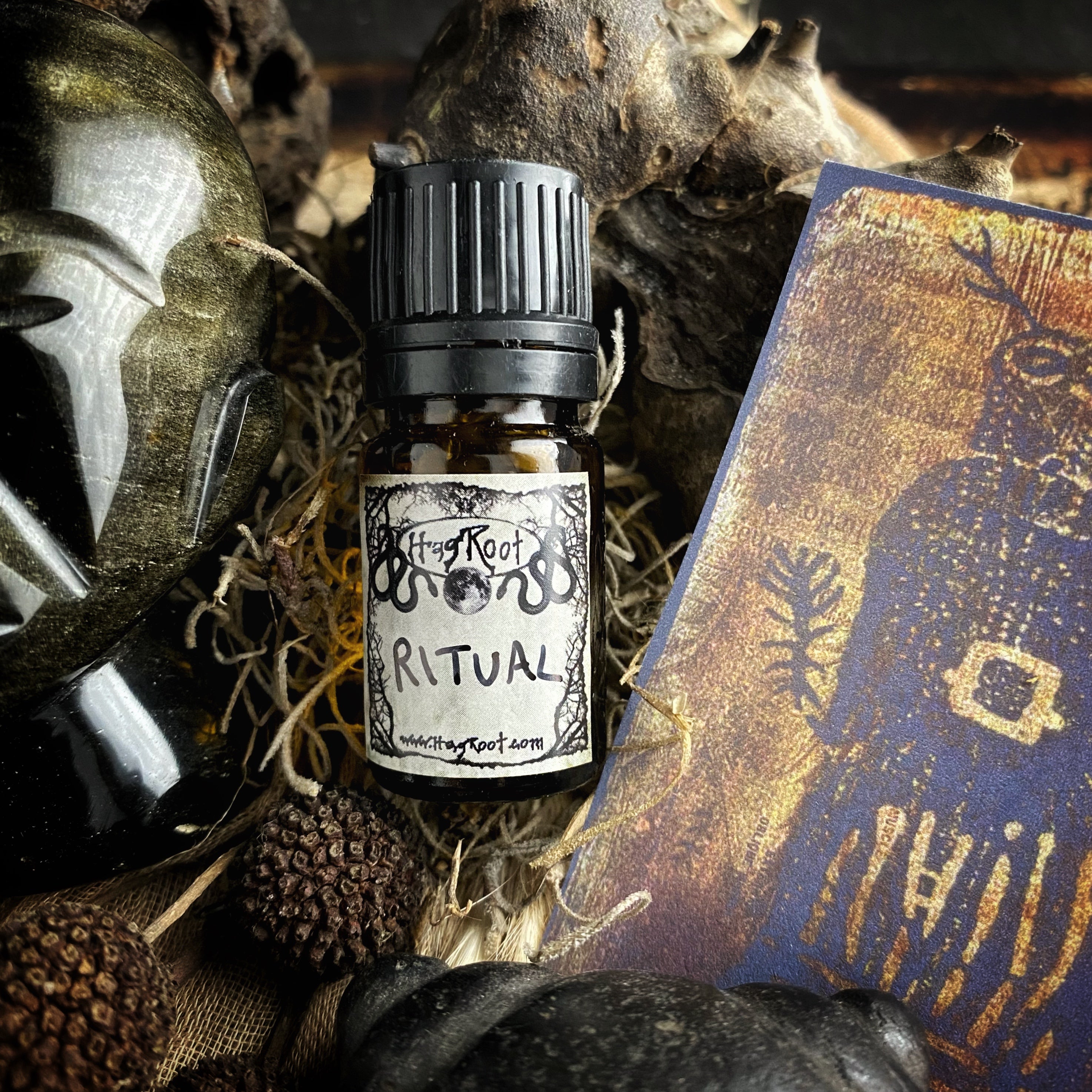 RITUAL-(Birch, Spruce, Frankincense, Hawthorn Berry, Moss, Pinion Wood, Narcissus, Leather)-Perfume, Cologne, Anointing, Ritual Oil