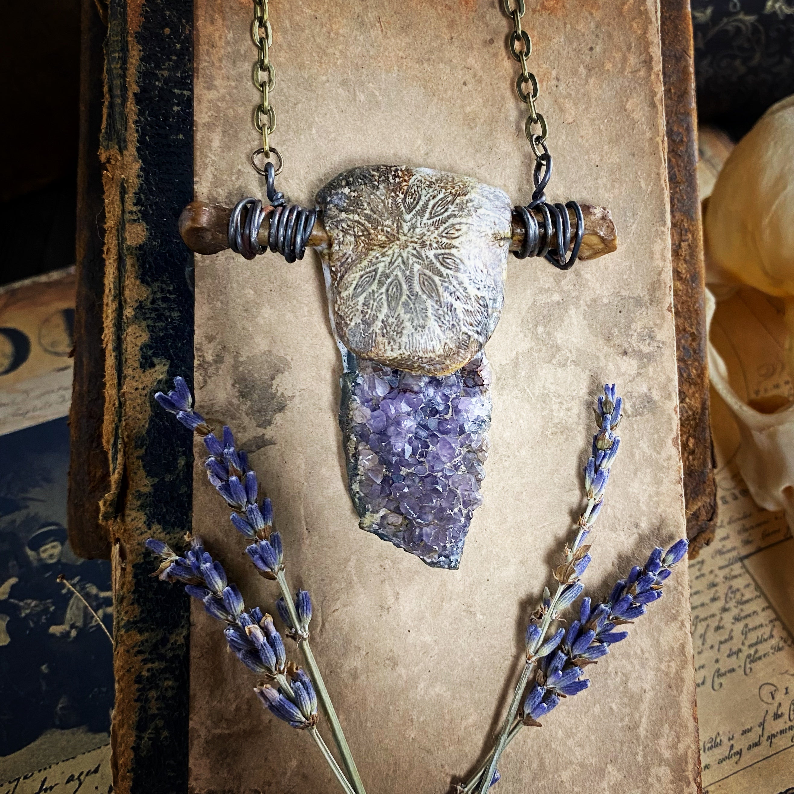 Amethyst Necklace for Connection