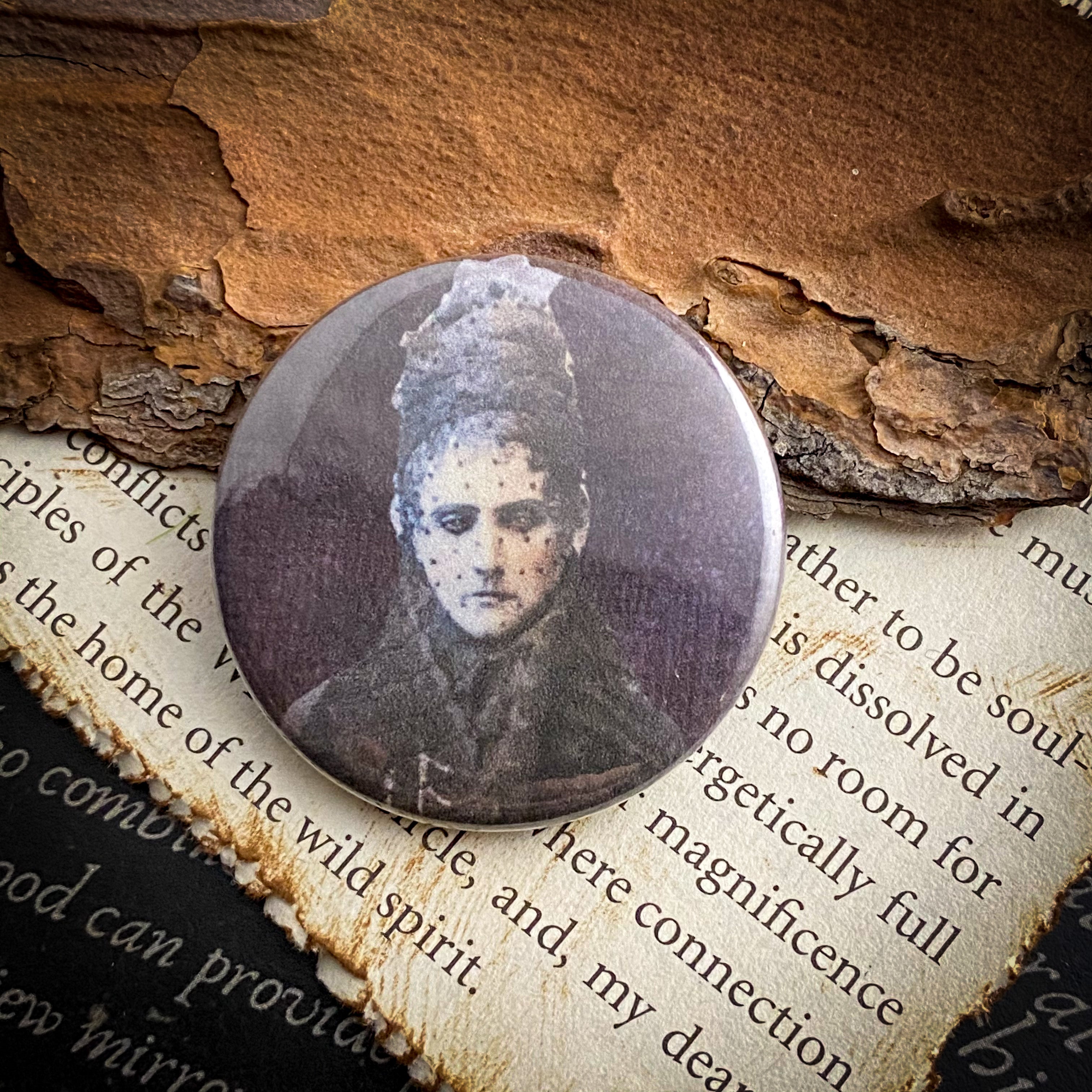 Queen of the Night - 1.5" Pin Back Button