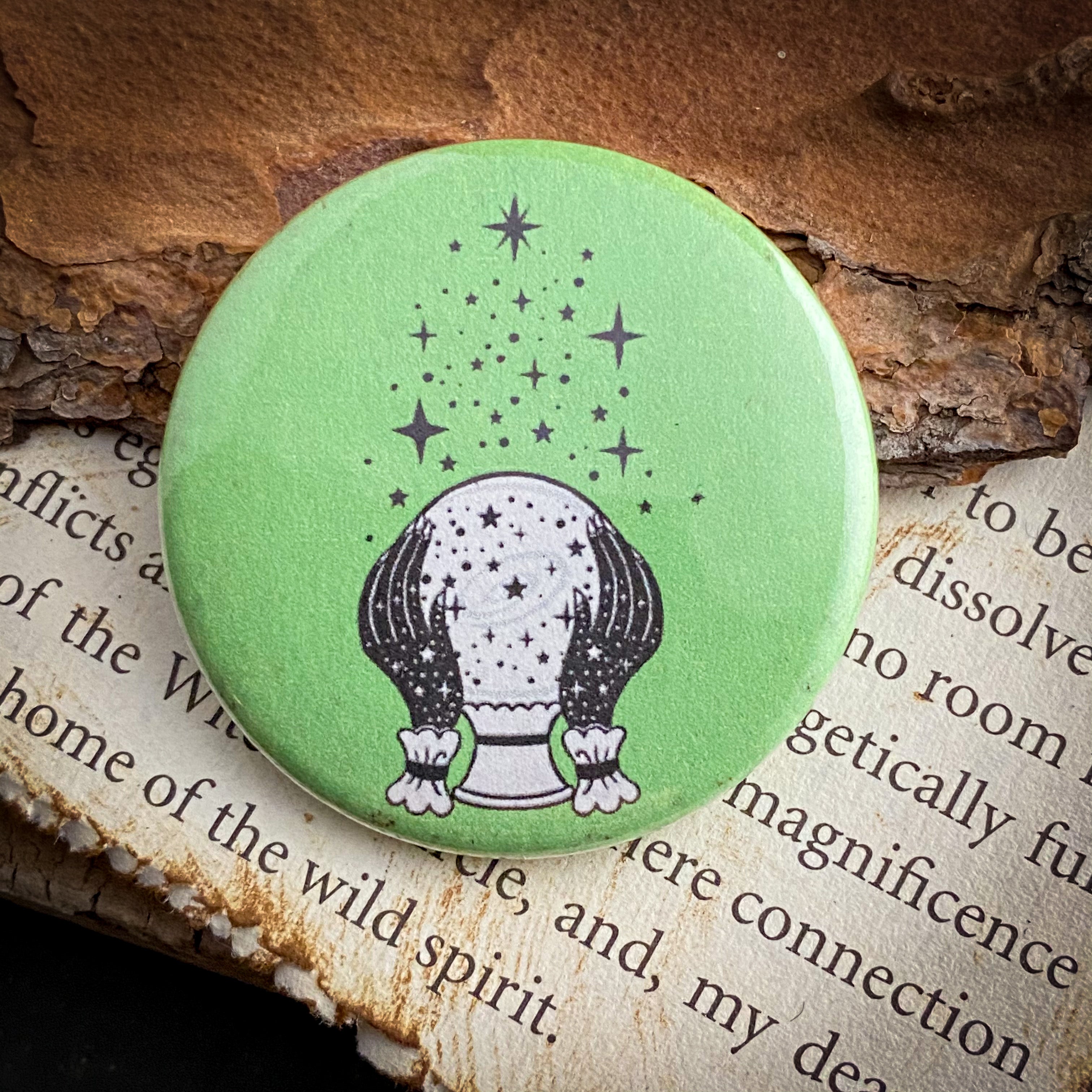 Fortunes Told - Hand Pressed Button/Pin - 1.5"