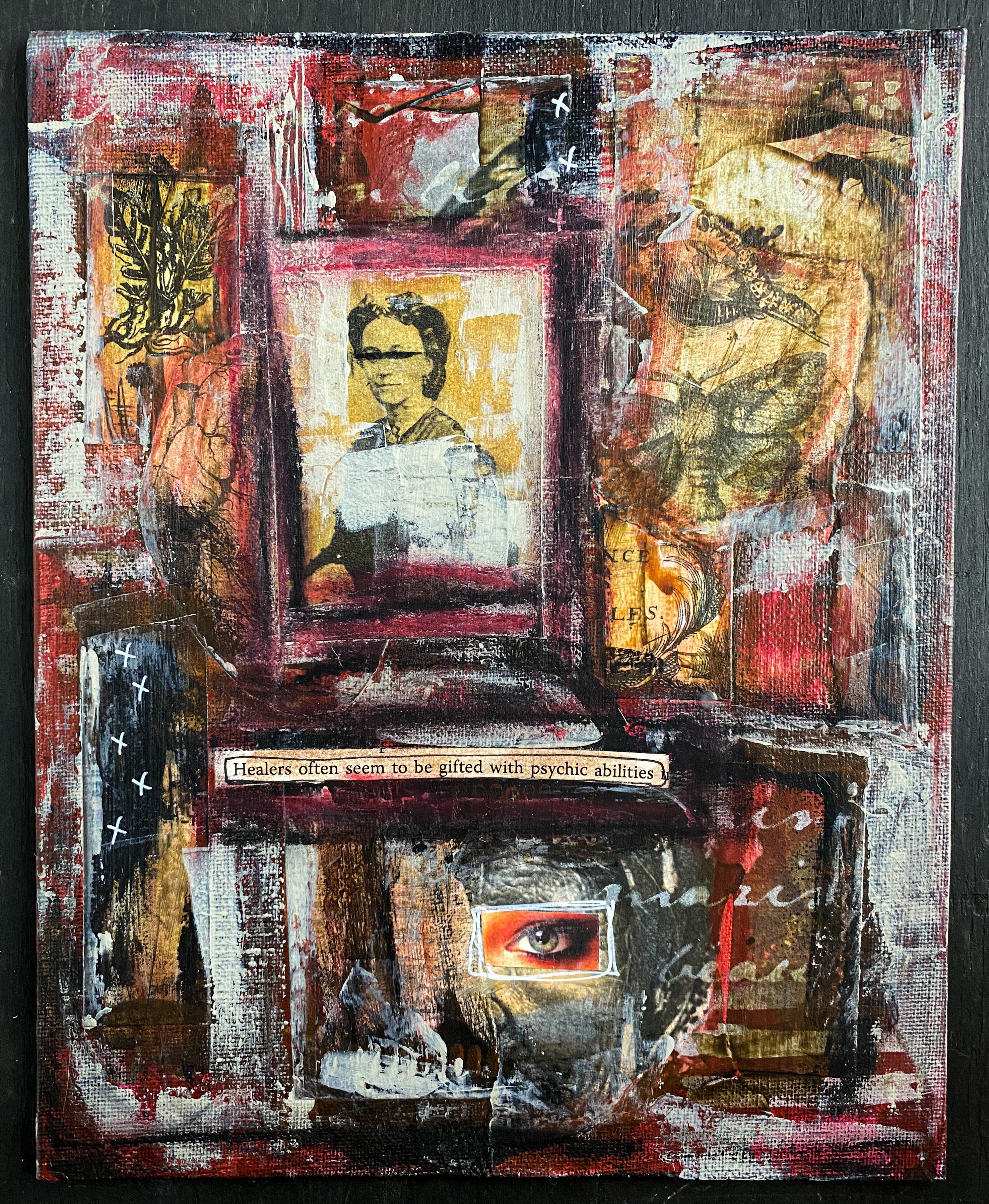 Psychic Abilities - Original Mixed Media Collage