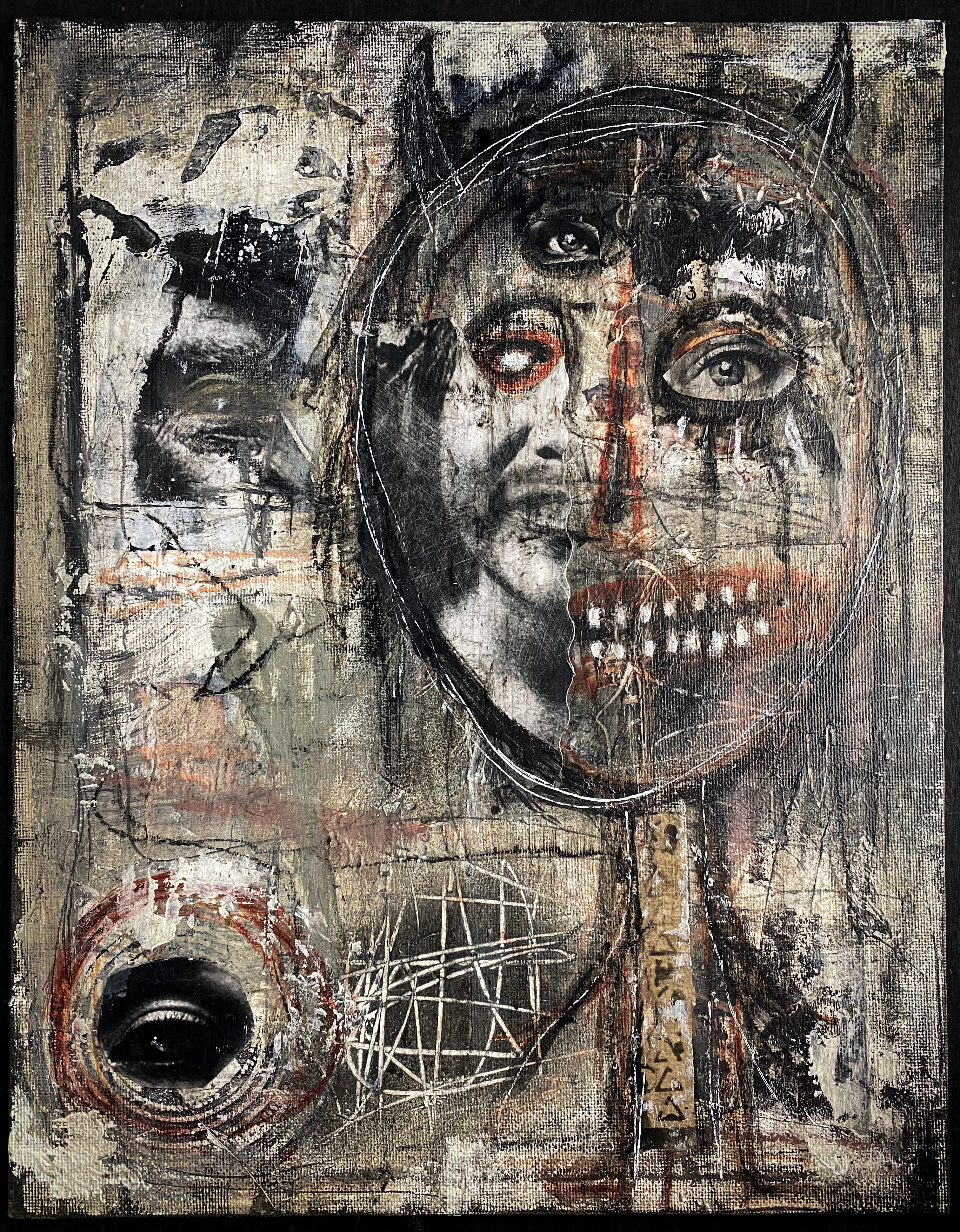 Innocence - Original Mixed Media Collage