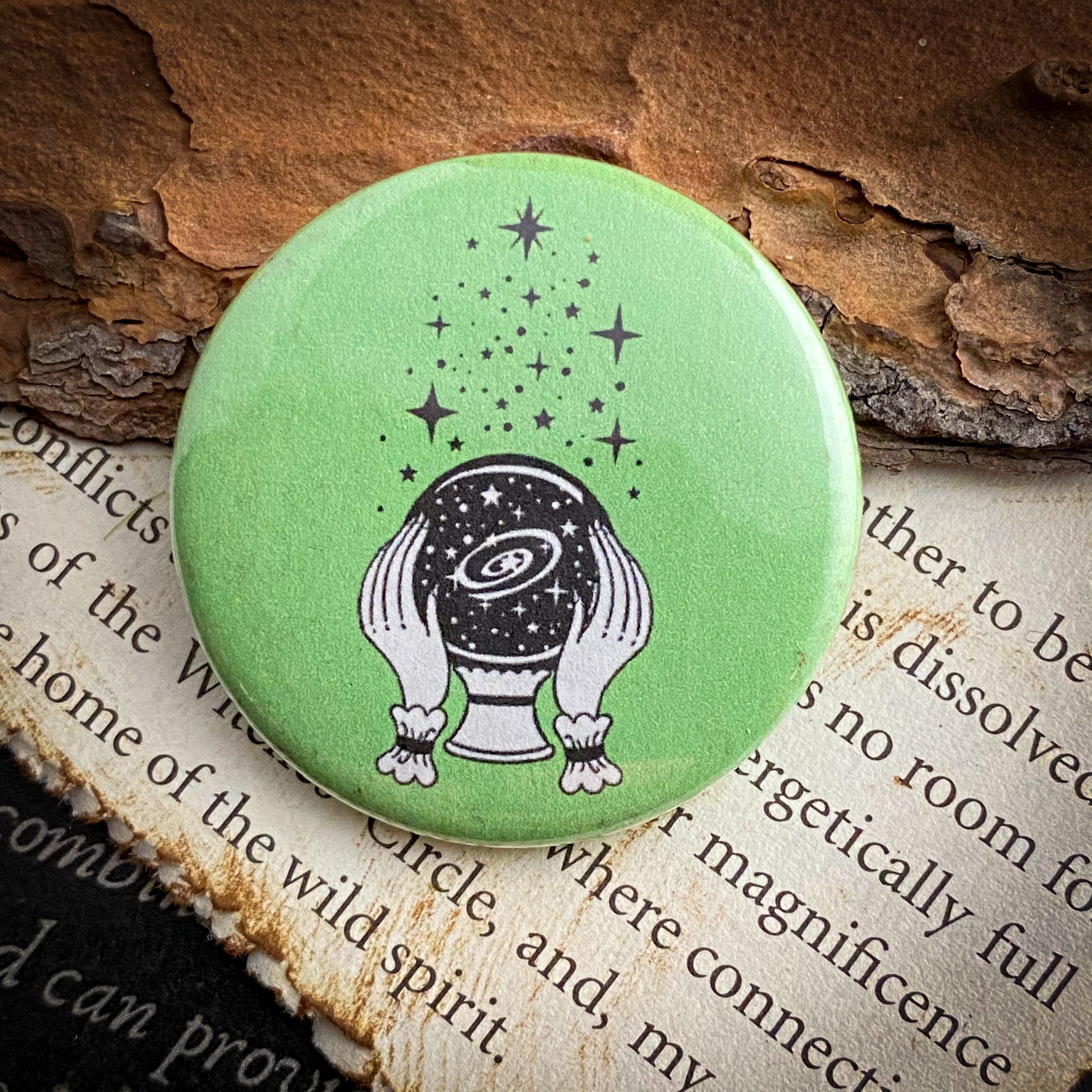 Fortunes Told - Hand Pressed Button/Pin - 1.5"