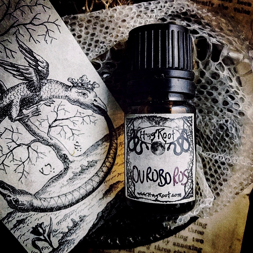 OUROBOROS-(Cedar, Sandalwood, Benzoin, Myrrh, Vetiver, Labdanum, Frankincense, Patchouli)-Summer 2020 Edition-Perfume, Cologne, Anointing, Ritual Oil