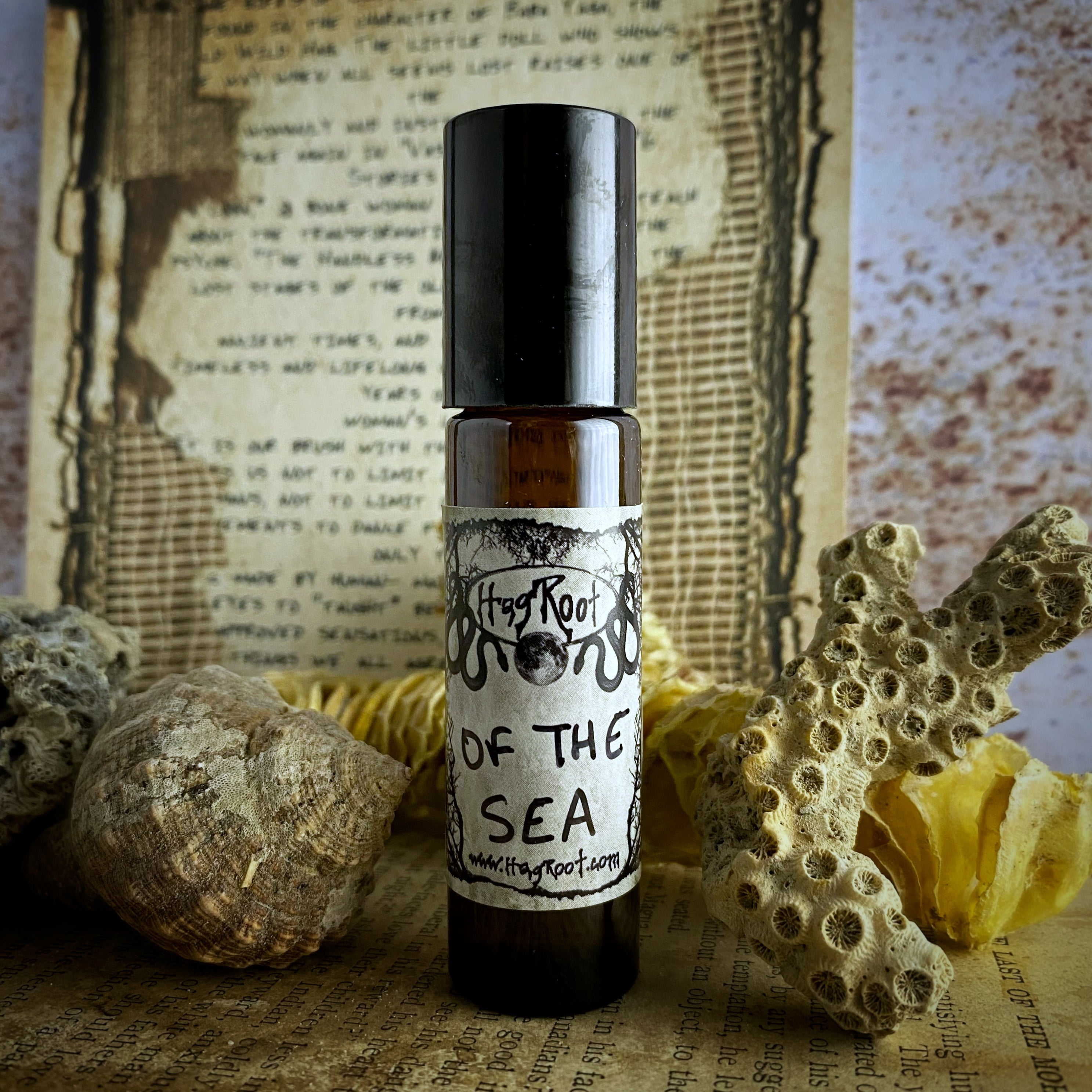 OF THE SEA-(Sea Salt, Ocean Air, Cedar, Hay, Oakmoss, Bergamot, Jasmine, Orchid, Sandalwood, Musk)-Perfume, Cologne, Anointing, Ritual Oil