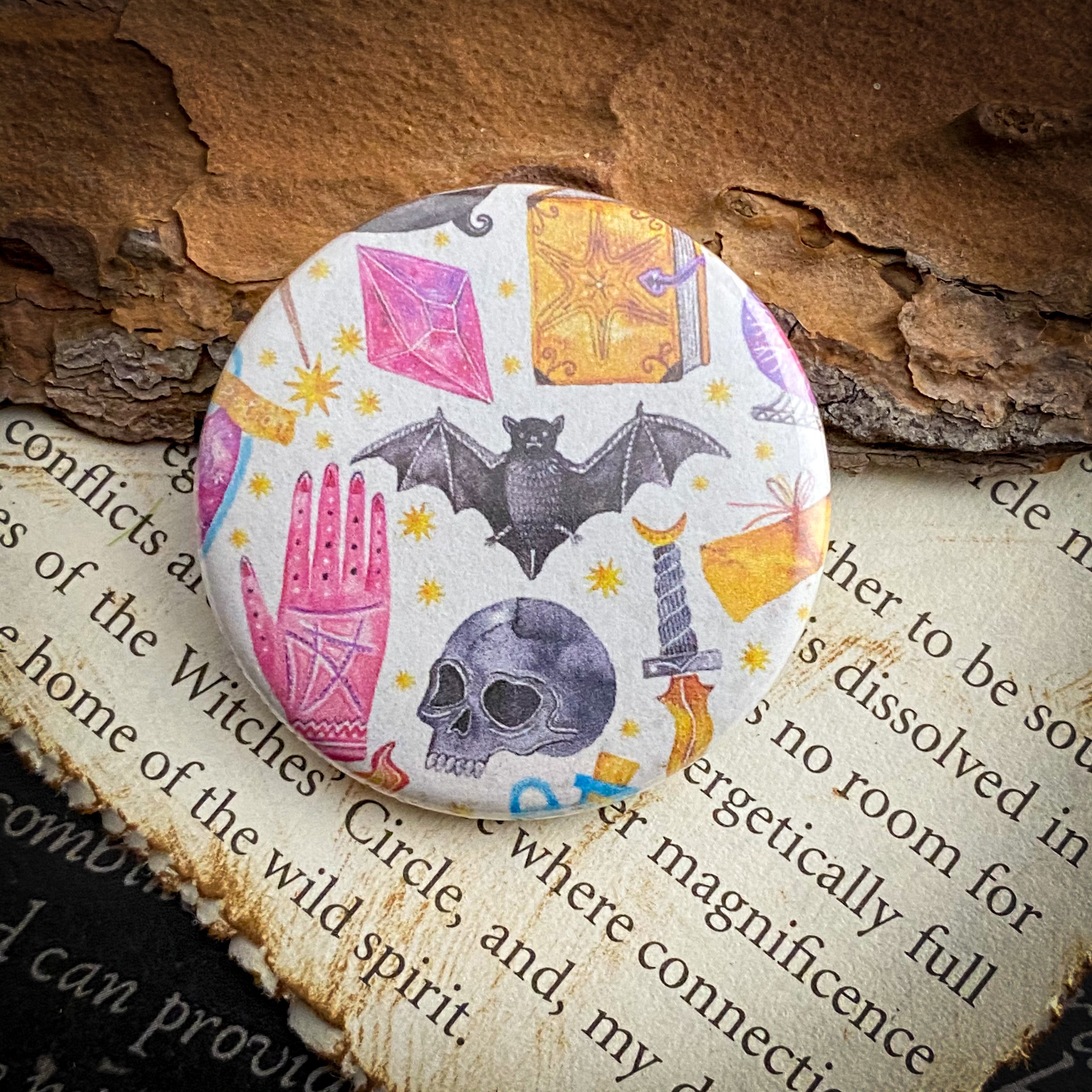 Witch Life - 1.5" Pin Back Button