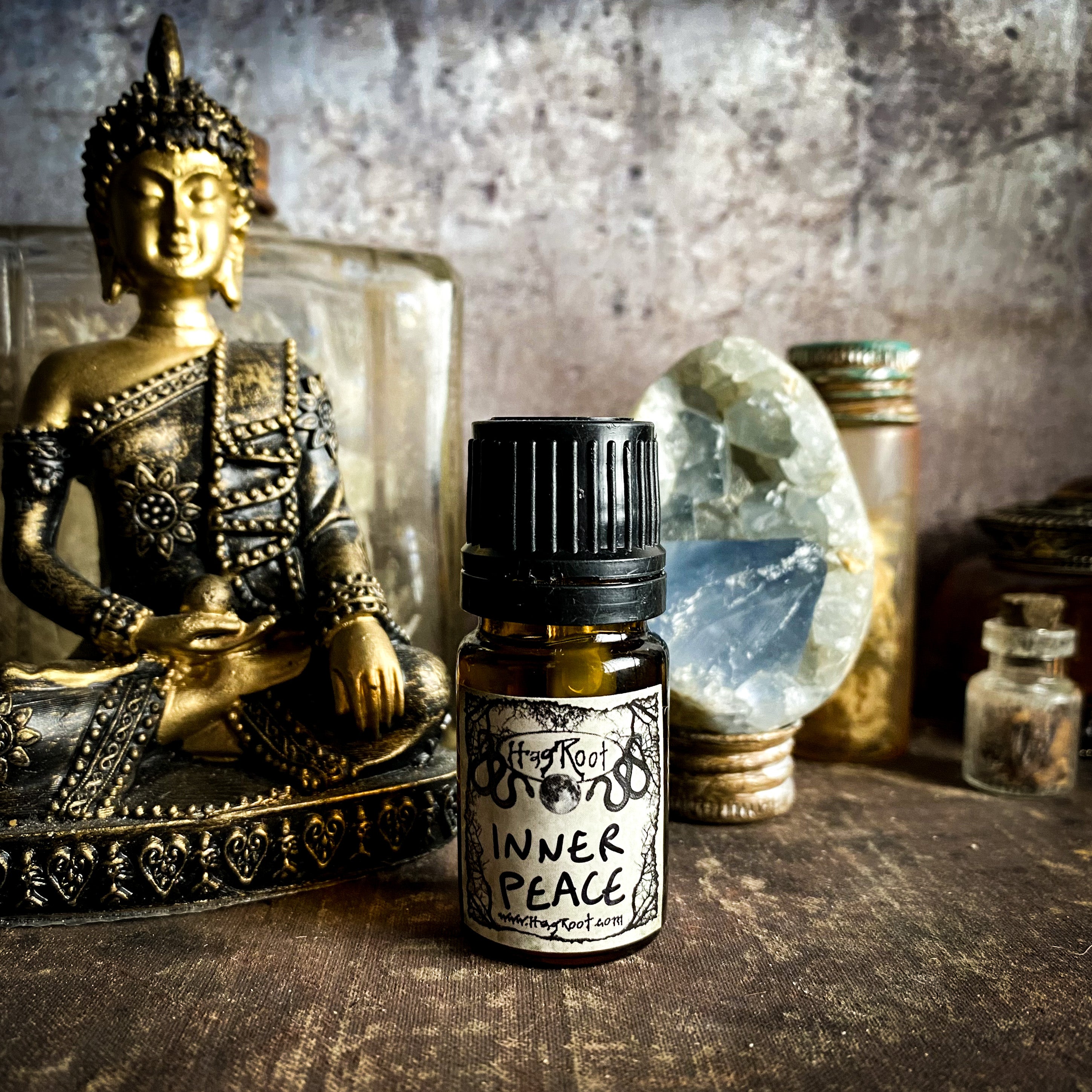 INNER PEACE-(Wildflowers, Ceremonial Resins, Grass, Tonka Bean, Tobacco Leaves)-Perfume, Cologne, Anointing, Ritual Oil