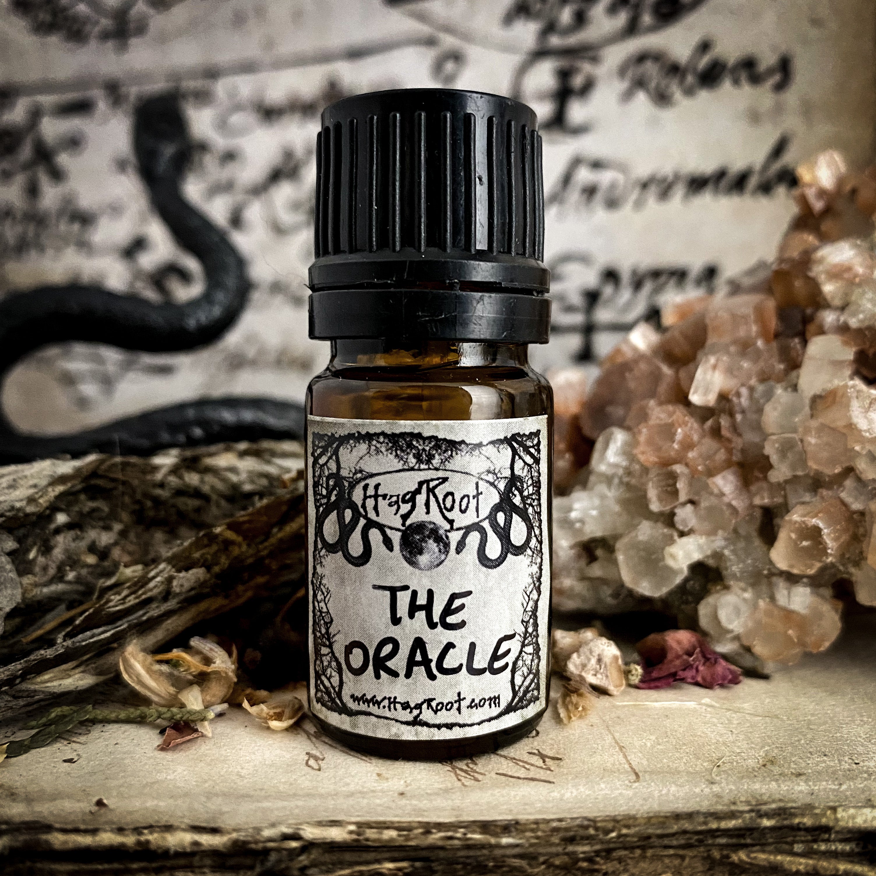 THE ORACLE-(Tea Leaves, Mystical Spices and Resins)-Perfume, Cologne, Anointing, Ritual Oil