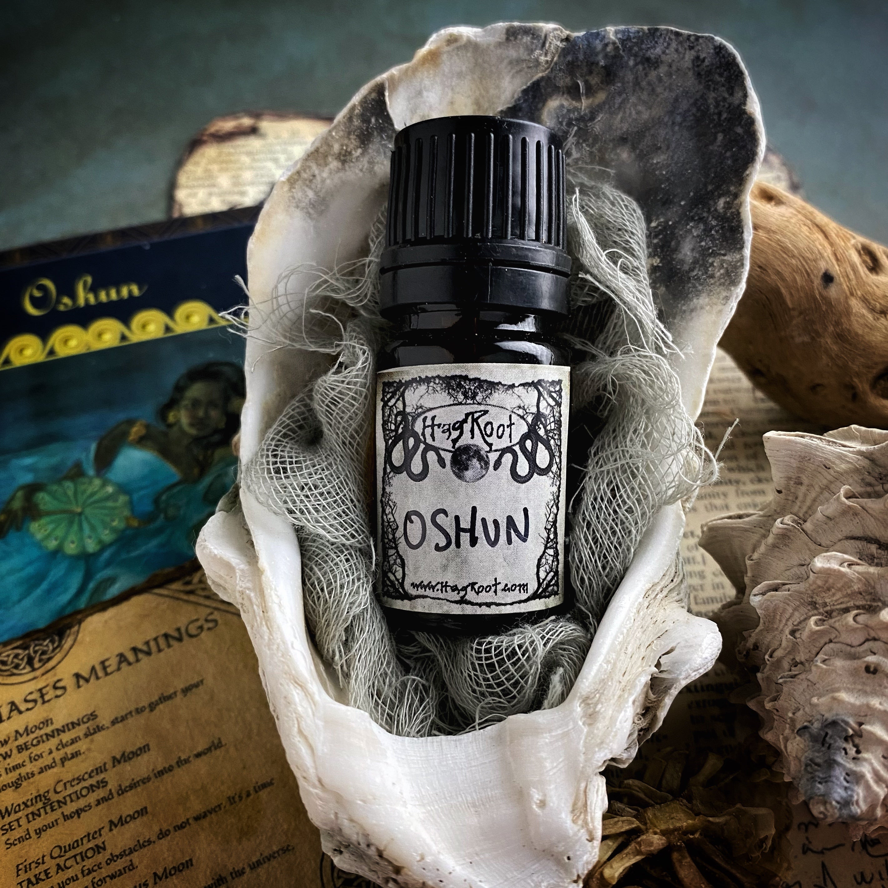 OSHUN-(Ozone, Jasmine, Cedar, Brown Sugar, Moss, Heliotrope, Fig)-Perfume, Cologne, Anointing, Ritual Oil