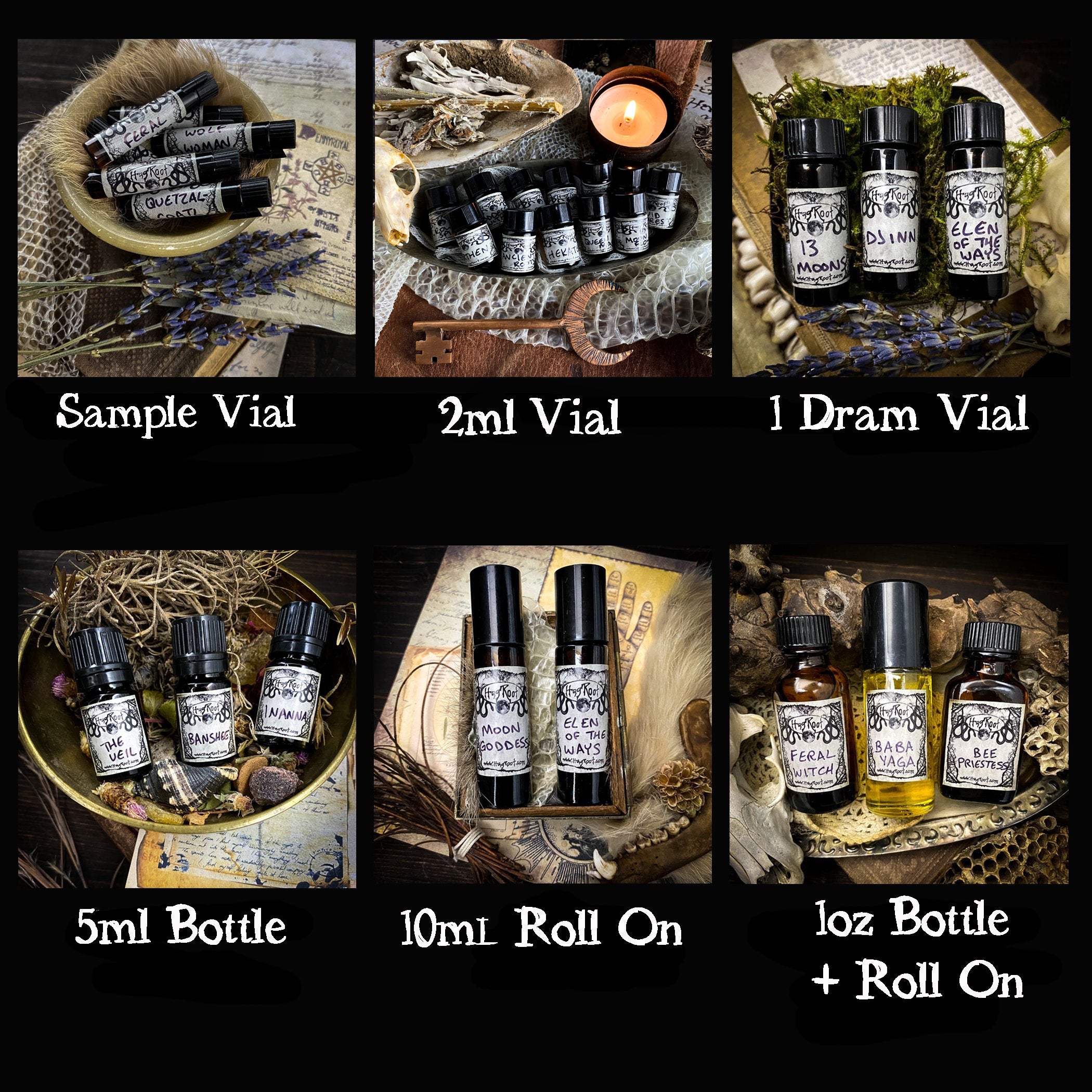 THE CAILLEACH-(Carnation, Vanilla, White Pepper, Galbanum, Amber, Frankincense, Anise)-Perfume, Cologne, Anointing, Ritual Oil