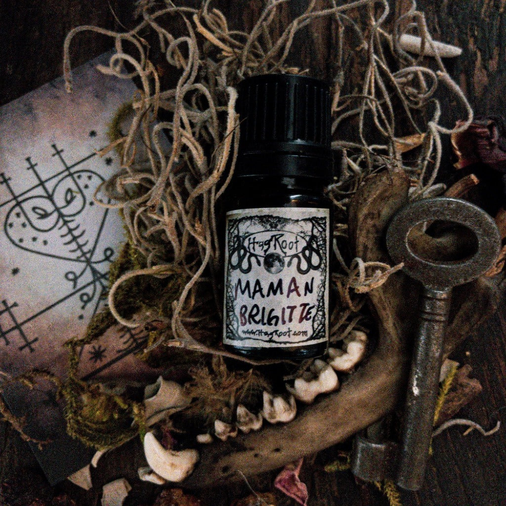 MAMAN BRIGITTE-(Amyris, Myrrh, Nutmeg, Patchouli, Cedar, Vanilla, Birch Tar, Chili Pepper)-Perfume, Cologne, Anointing, Ritual Oil