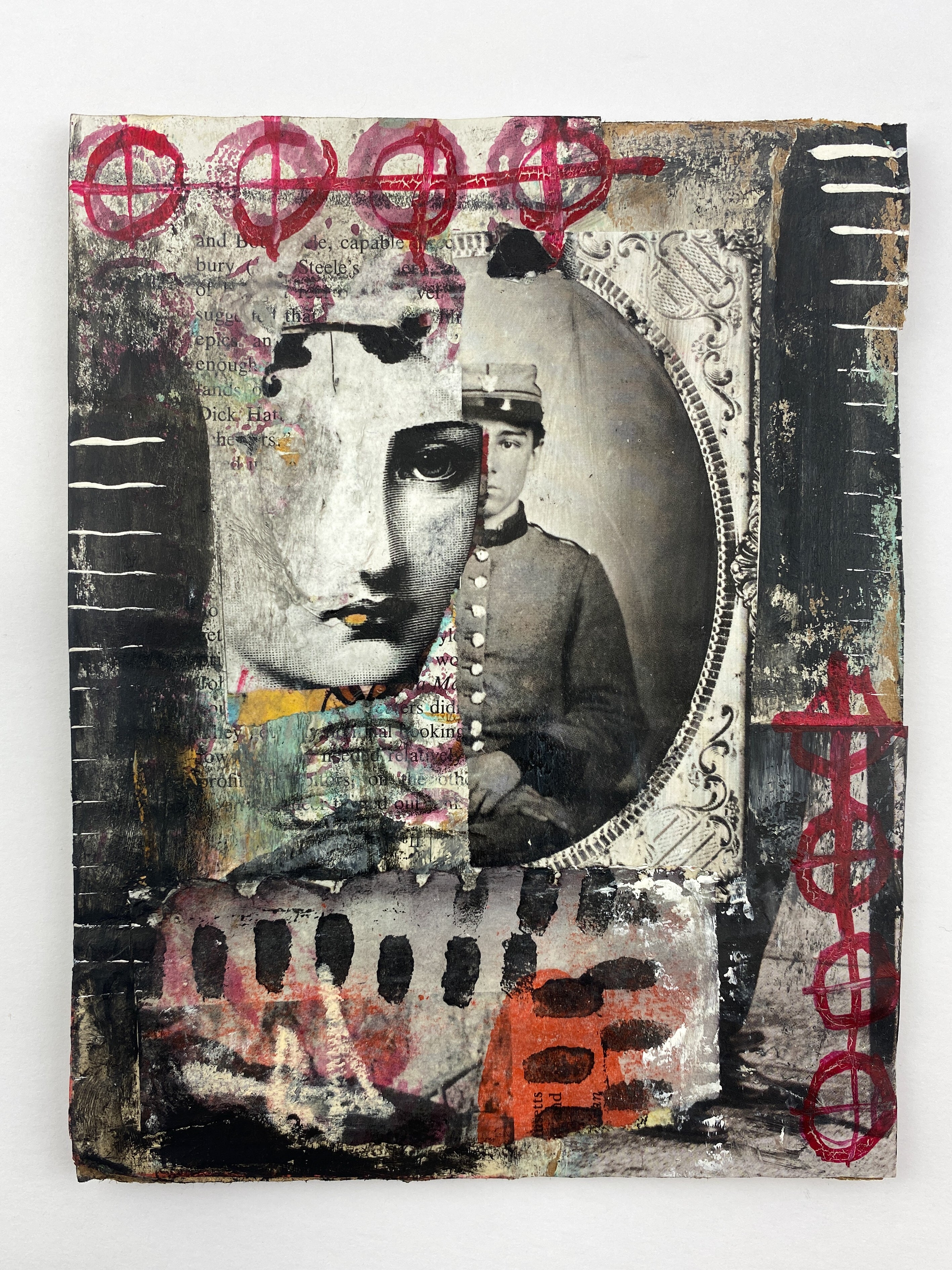 Repression - Original Mixed Media Collage