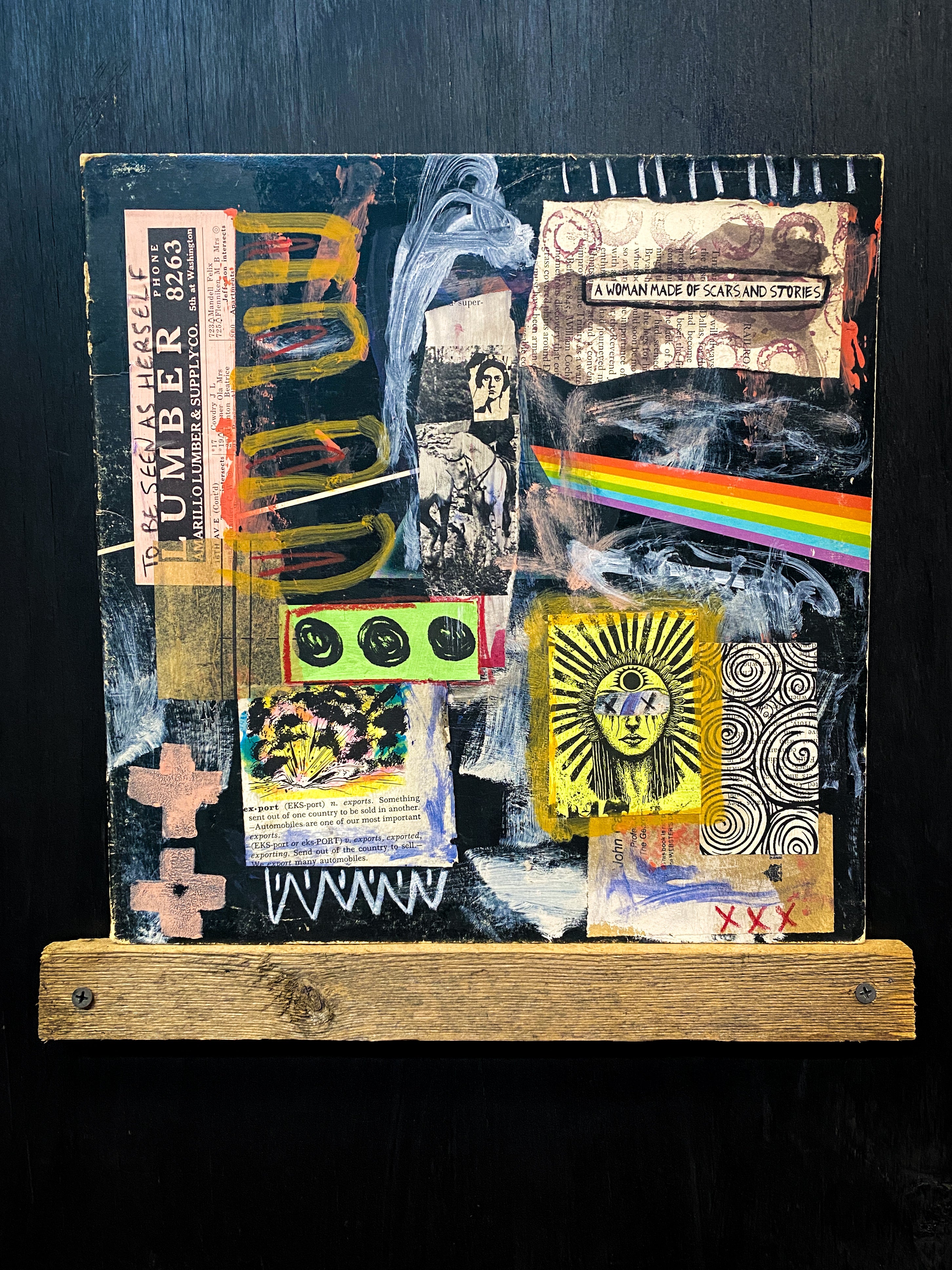 Scars + Stories - Original Mixed Media Collage