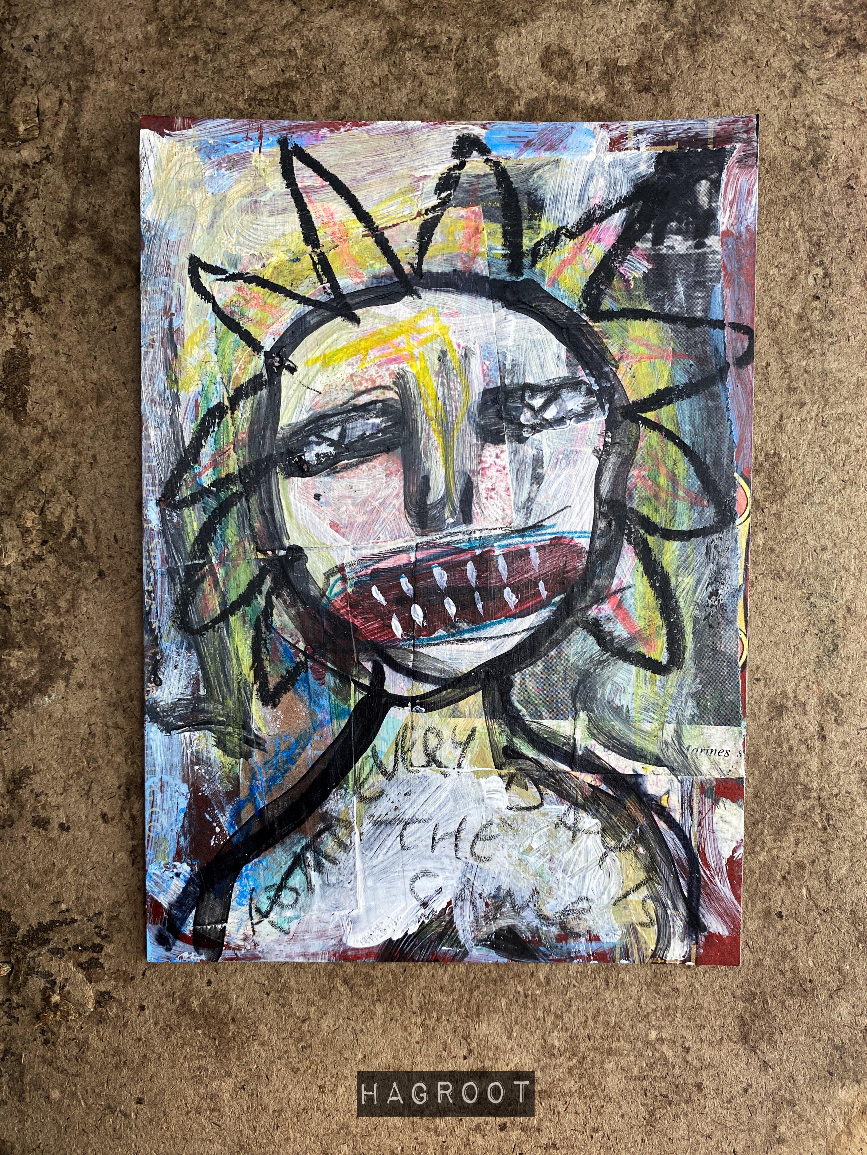 The Same - Original Mixed Media Collage