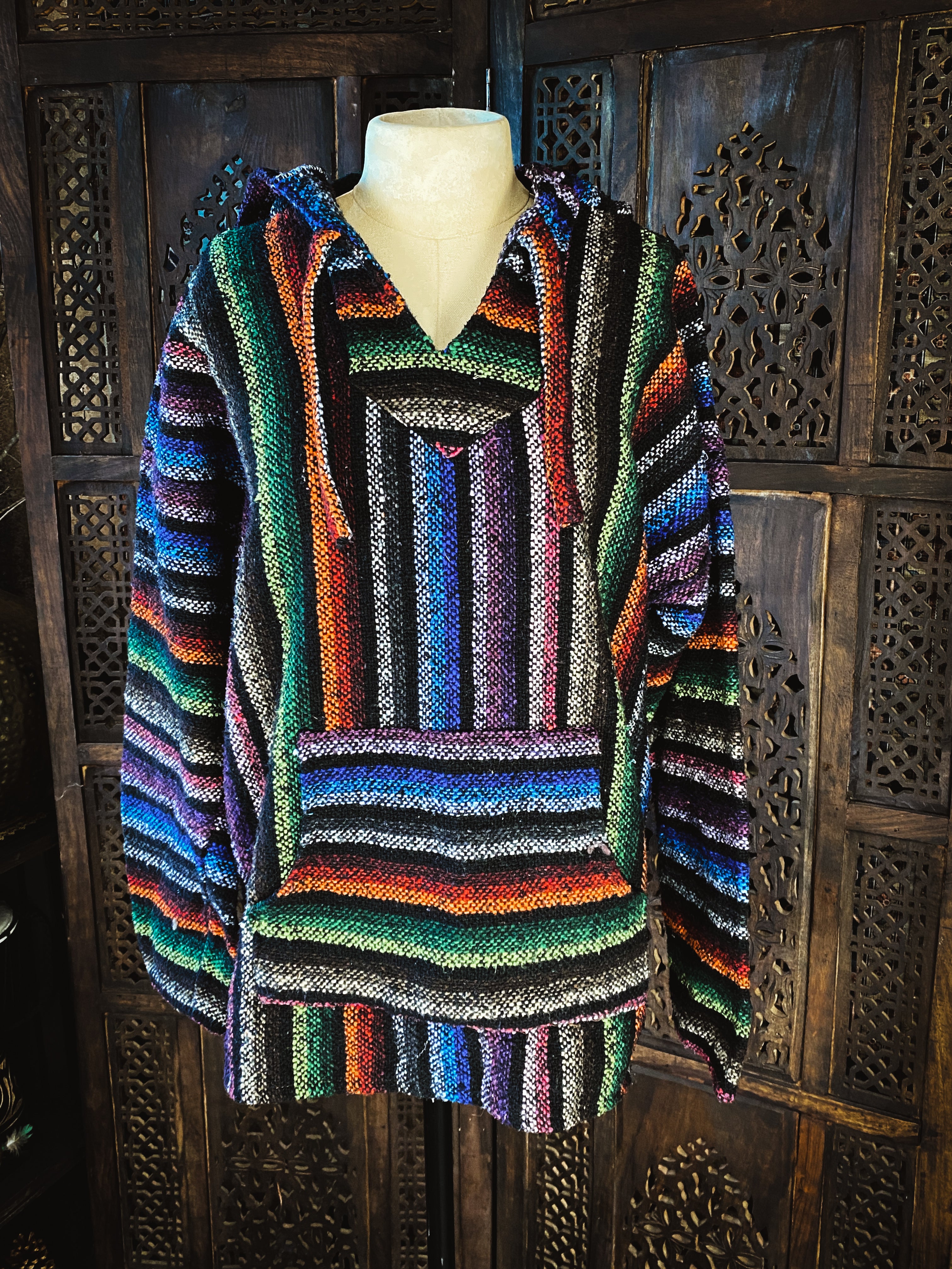 Colorful Baja Sweater - Size Medium