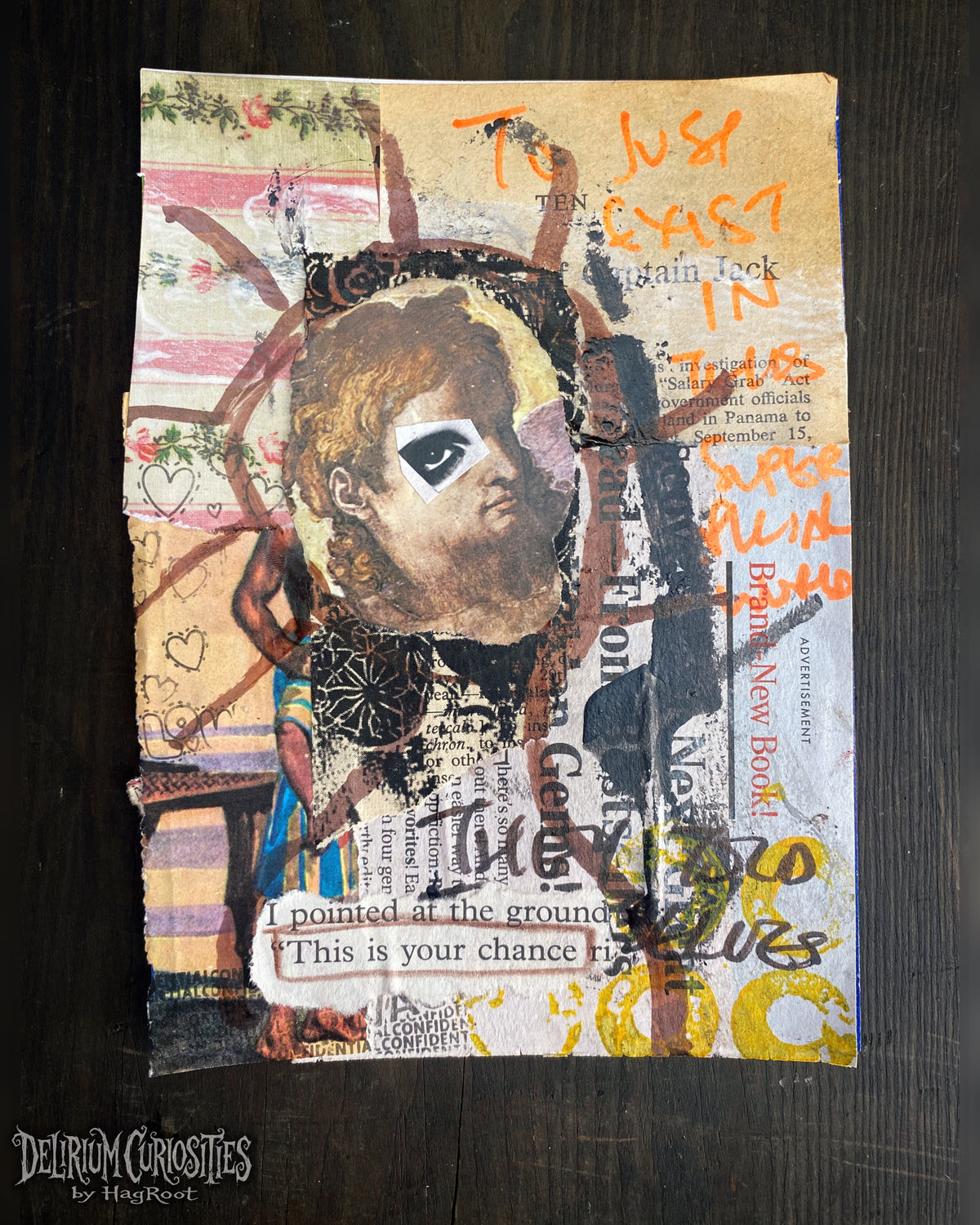Your Chance - Original Mixed Media Collage