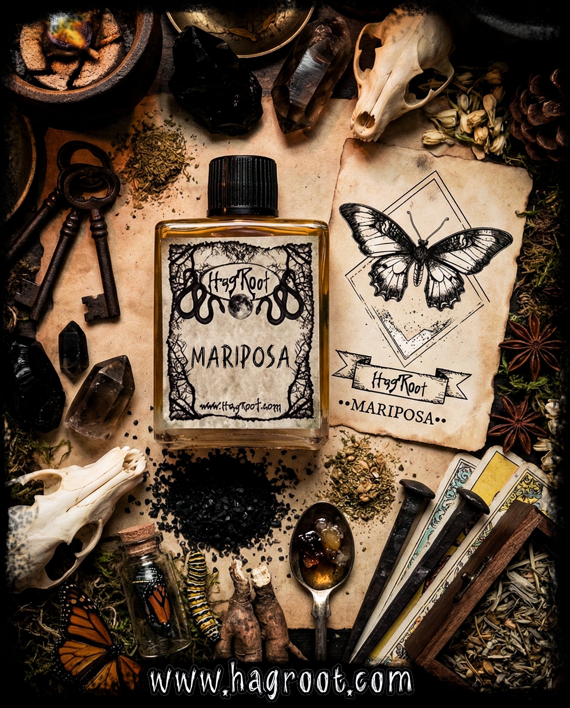 MARIPOSA-(Honeysuckle, Jasmine, Fig)-Perfume, Cologne, Anointing, Ritual Oil