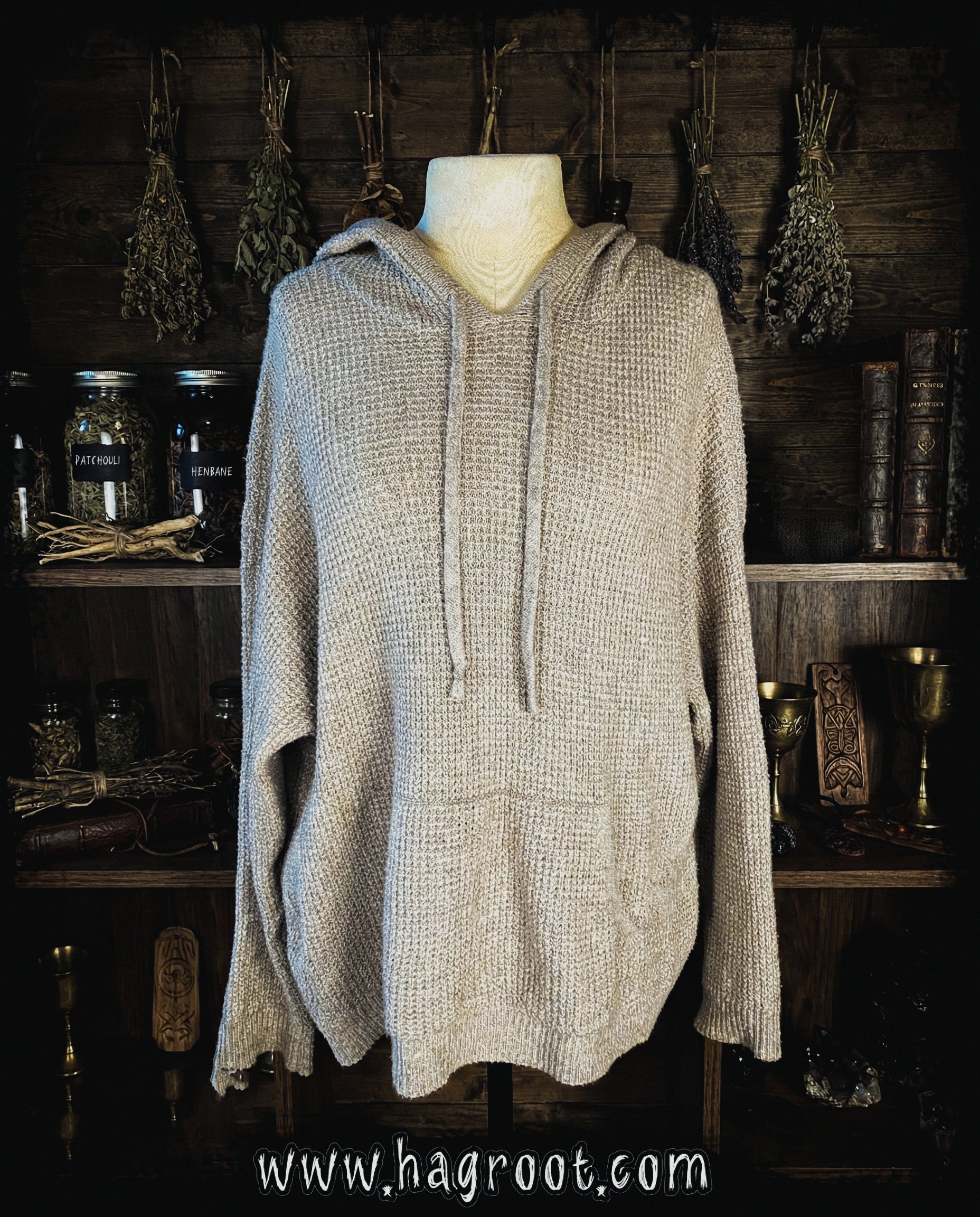 Comfy Sweater With a Hood - Size Small