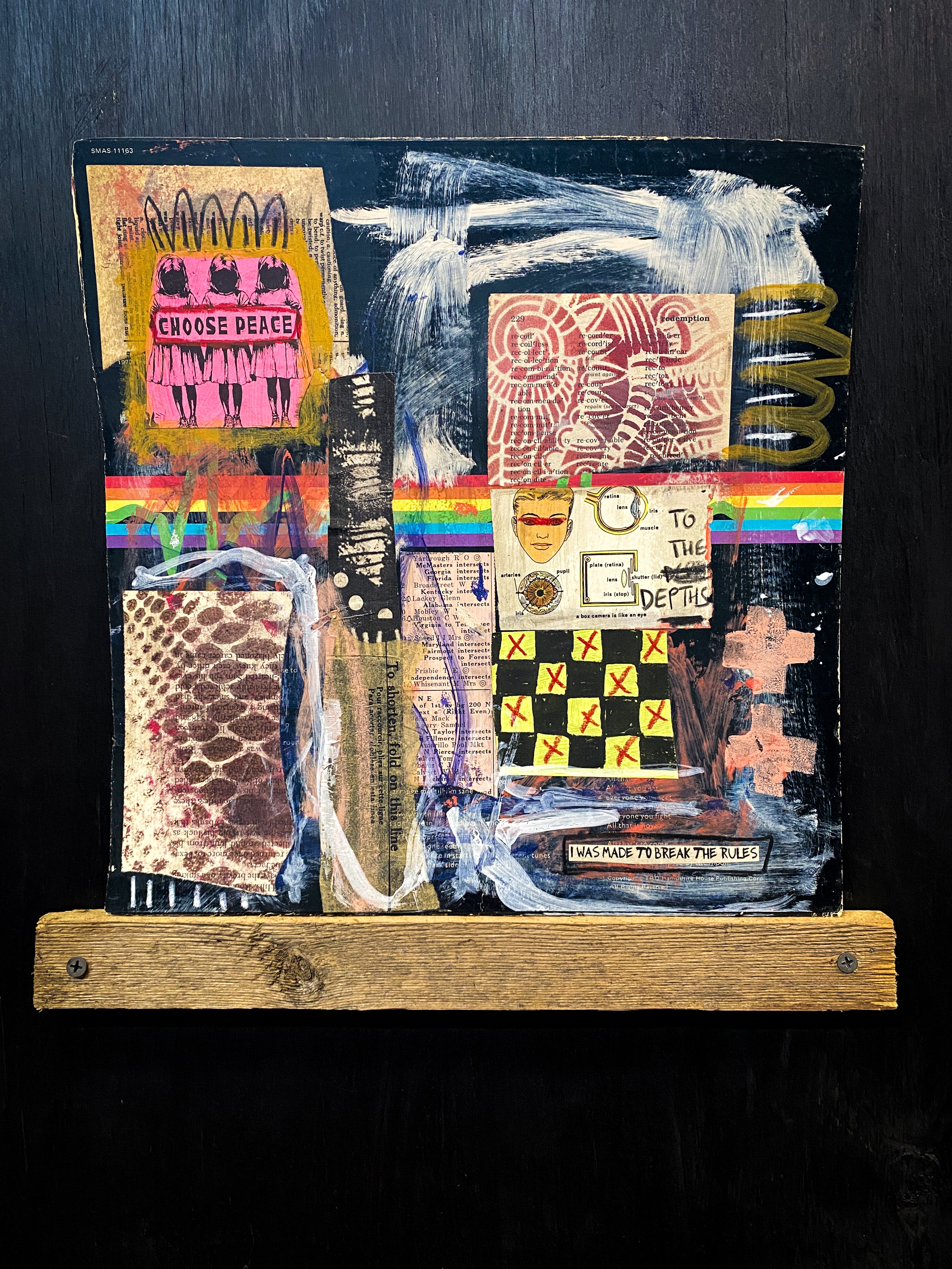 Break the Rules - Original Mixed Media Collage