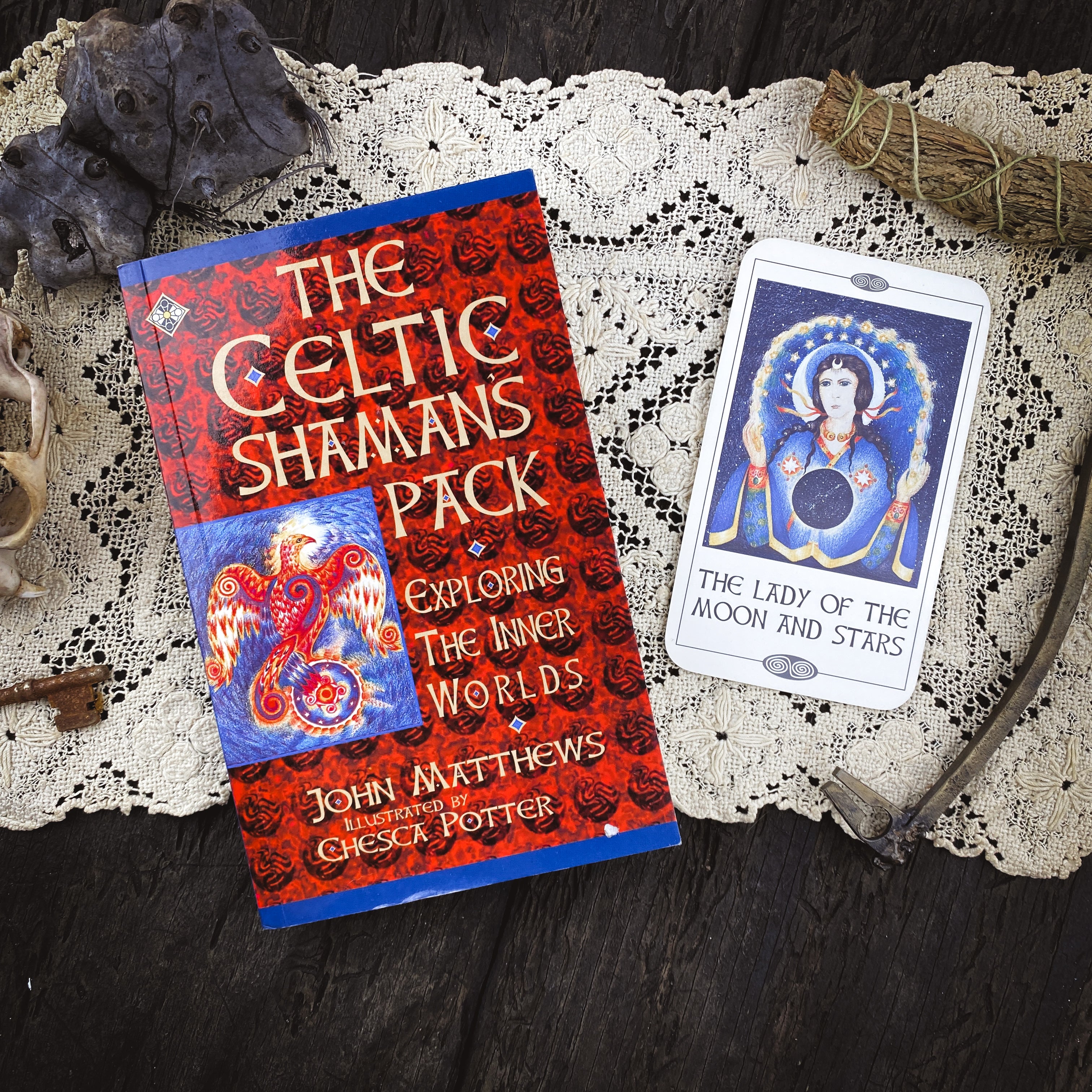 The Celtic Shaman's Pack: Exploring the Inner Worlds - Book and Cards by John Matthews and Chesca Potter