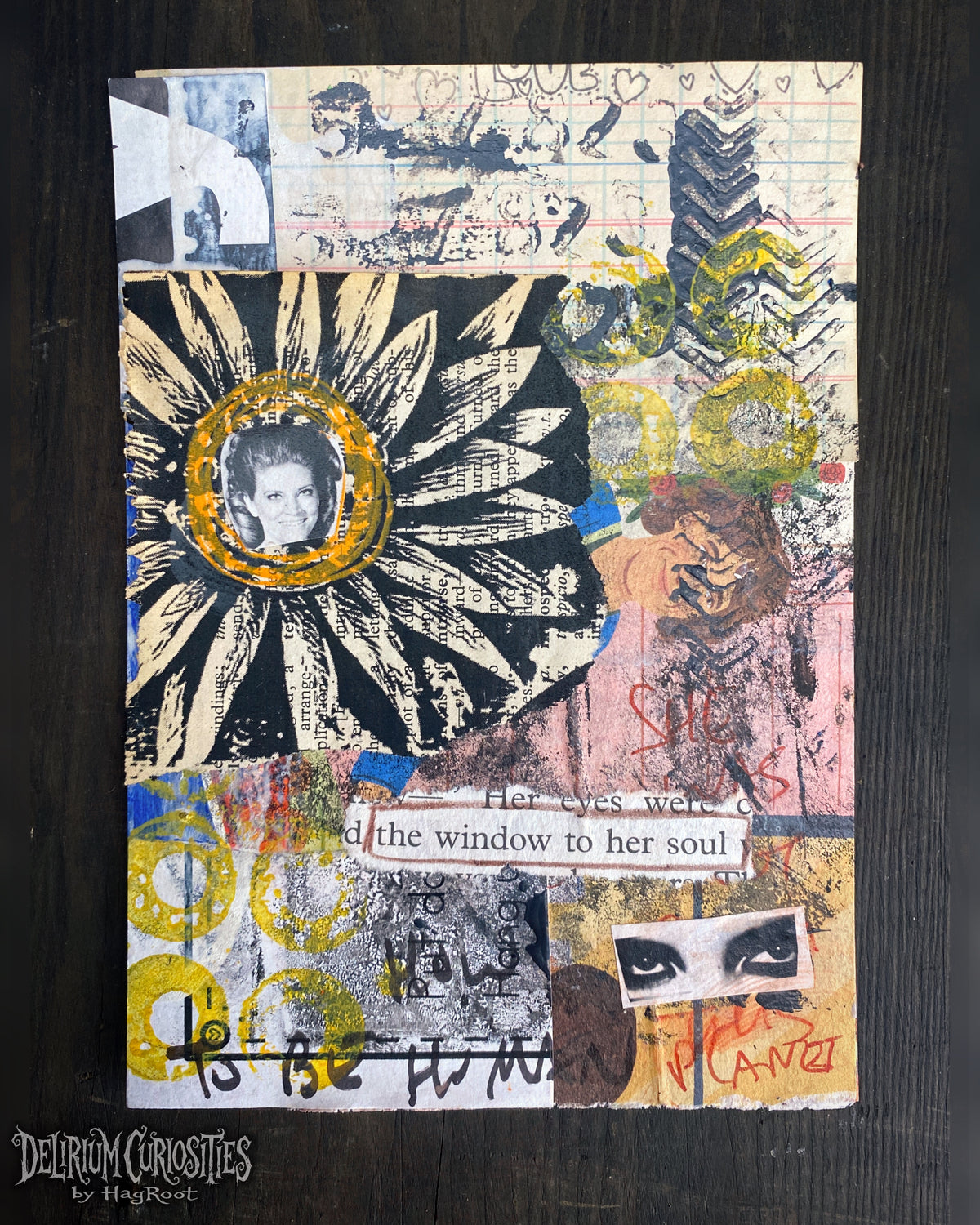 The Window - Original Mixed Media Collage