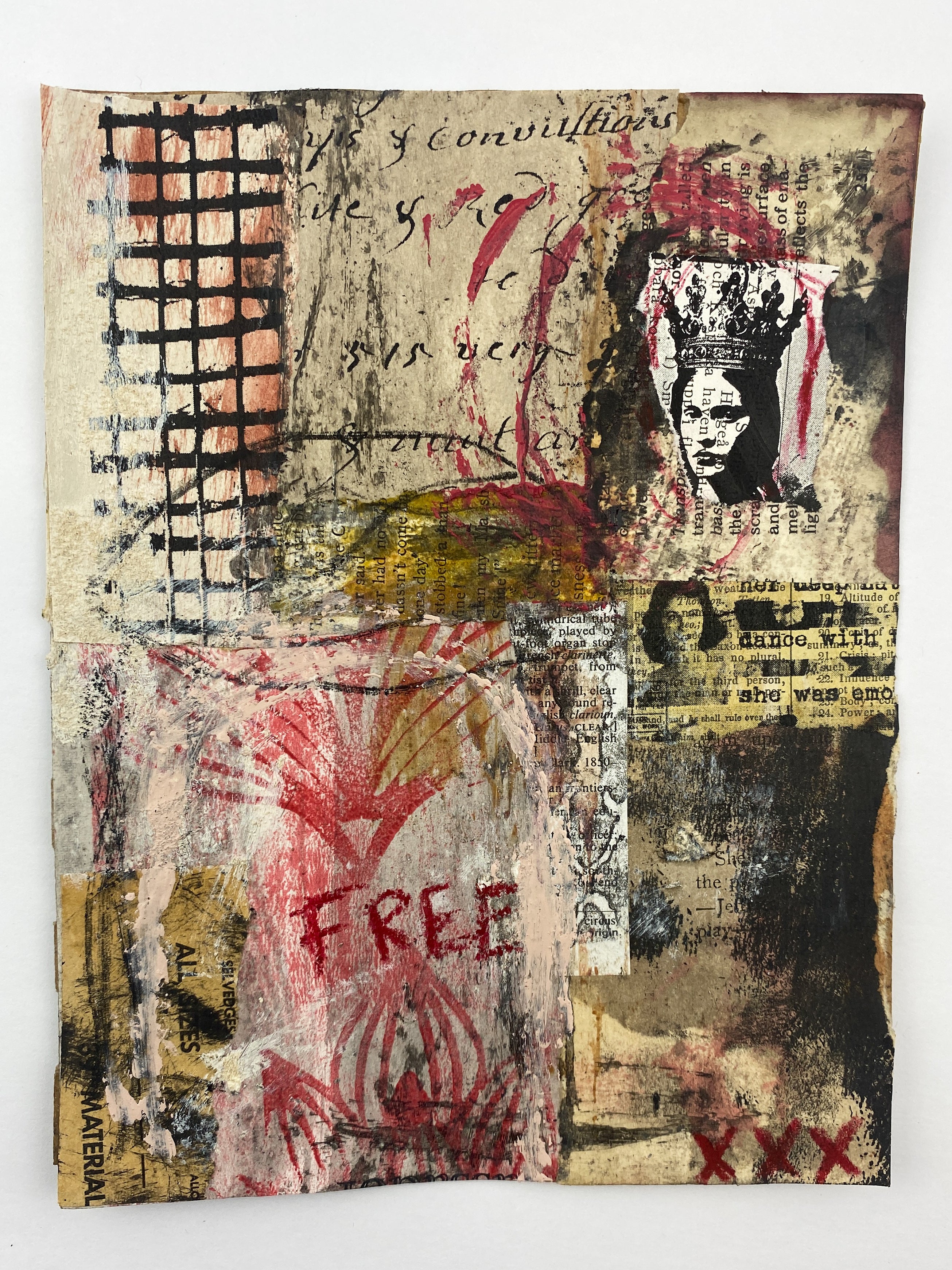 Free - Original Mixed Media Collage